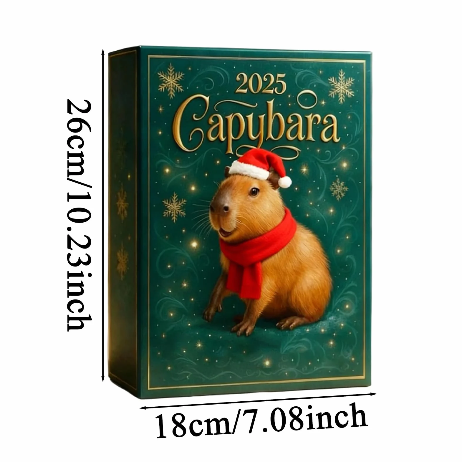 Kalendarz adwentowy Capybara 2025, odliczanie do 24 dni Bo?ego Narodzenia, 24 2D akryl 2025, niespodzianka, prezent na ?wi?ta, urodziny, dla dzieci i doros?ych