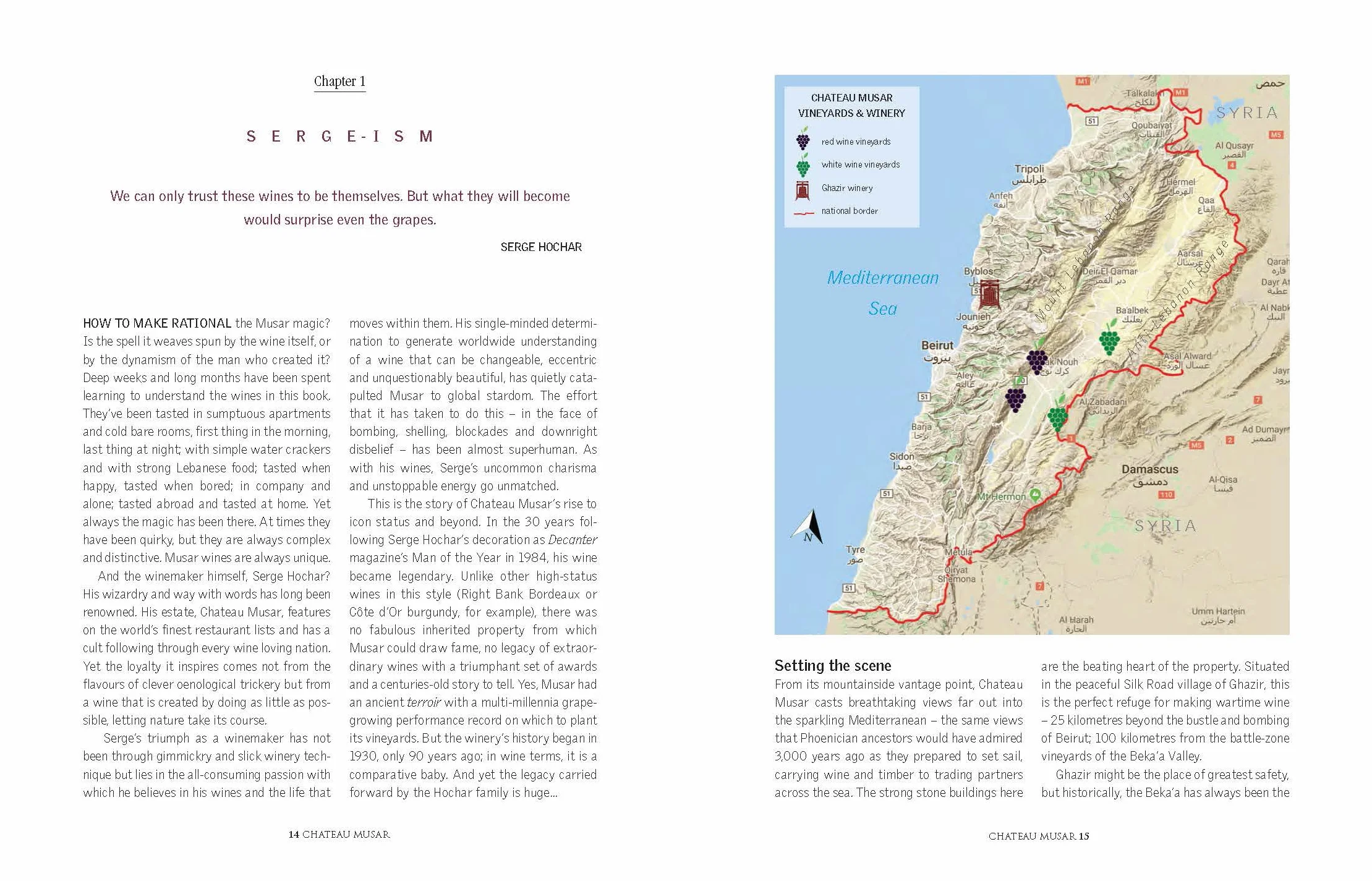 Chateau Musar /anglais: The Story of a Wine Icon