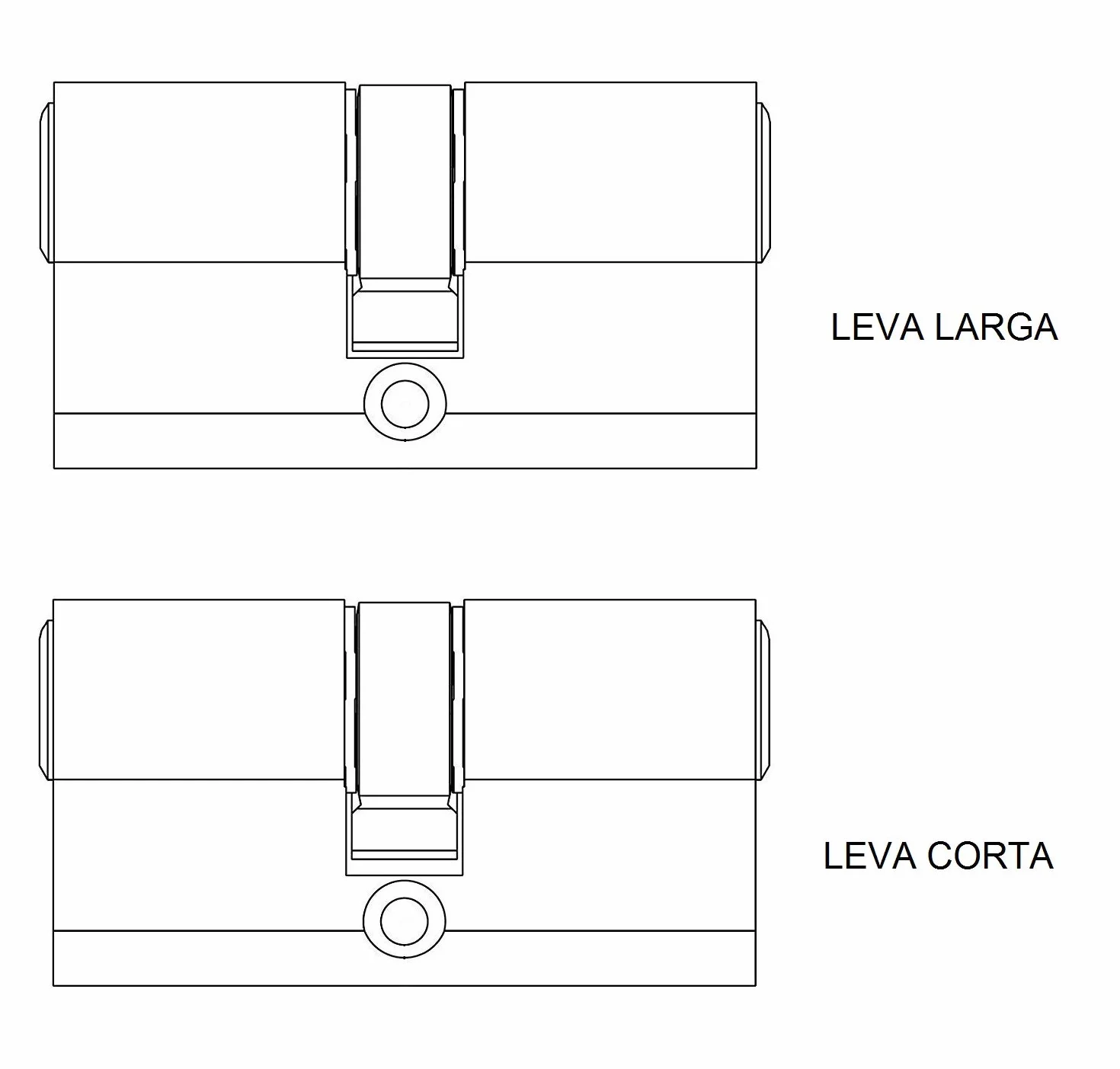 Tesa Assa Abloy T6553045N Bębenek do Zamków, Nikiel, 30 x 45 mm