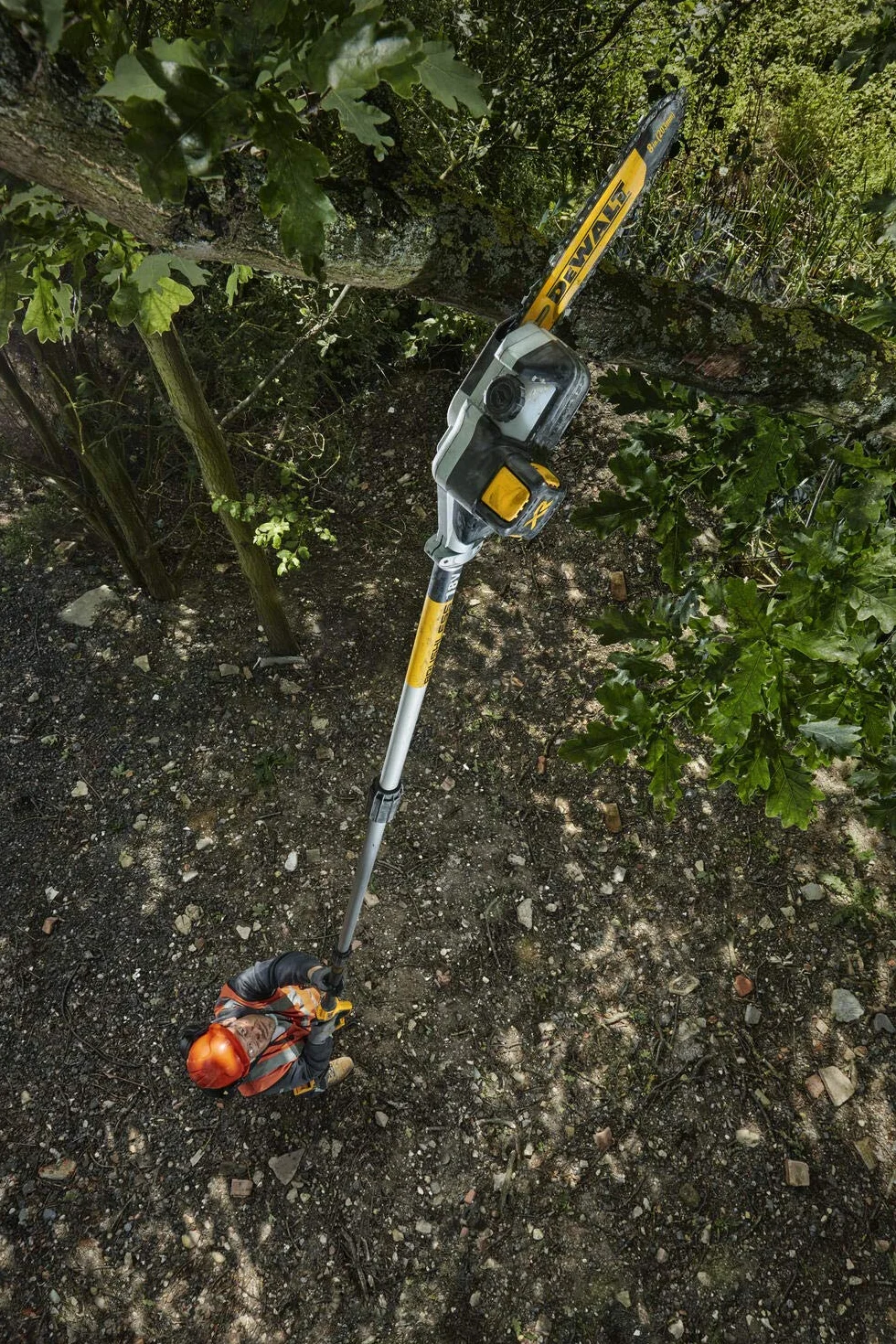 DEWALT Skuteczny Podadora pértiga bez escobillas xr 18v z 1 akumulator li-ion 5ah 20cm dla profesjonalistów i majsterkowiczów do pracy profesjonalnej 18v 20cm