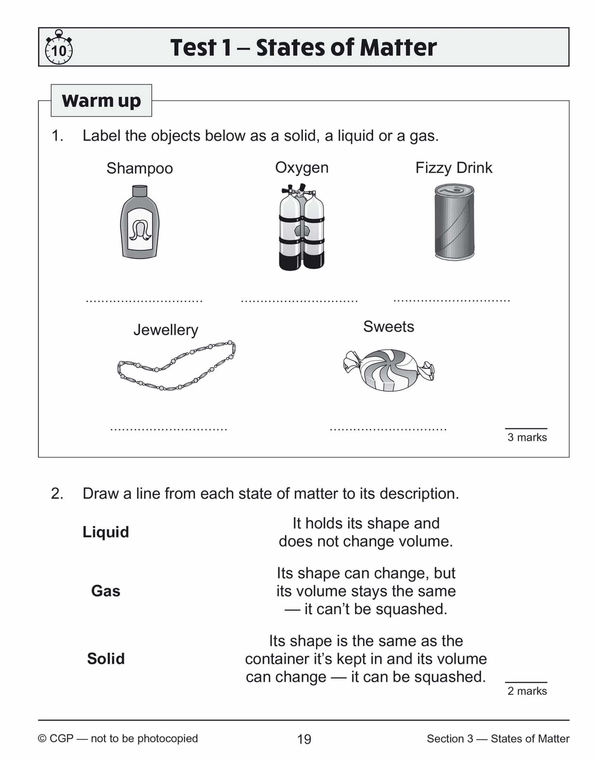 KS2 Year 4 Science 10-Minute Tests