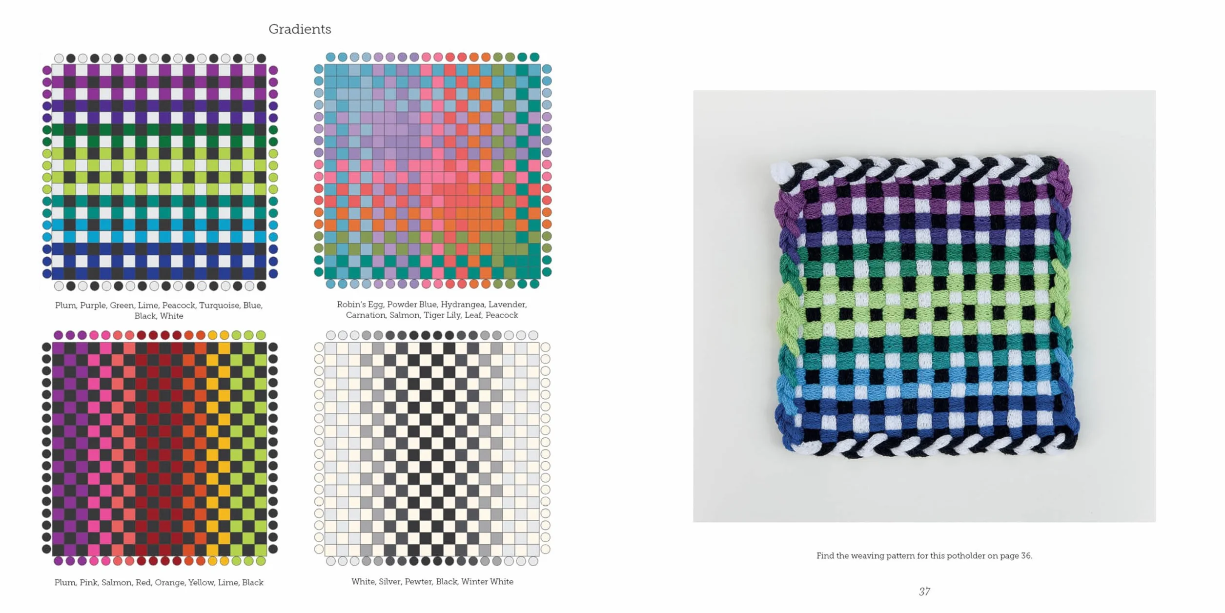 Potholder Loom Designs: 140 Colorful Patterns