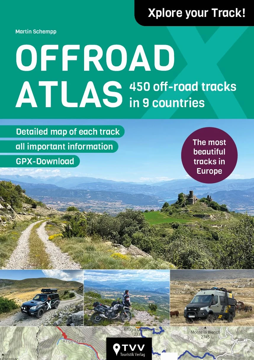 OFF-ROAD ATLAS (english edition): 450 off-road tracksin 9 countries