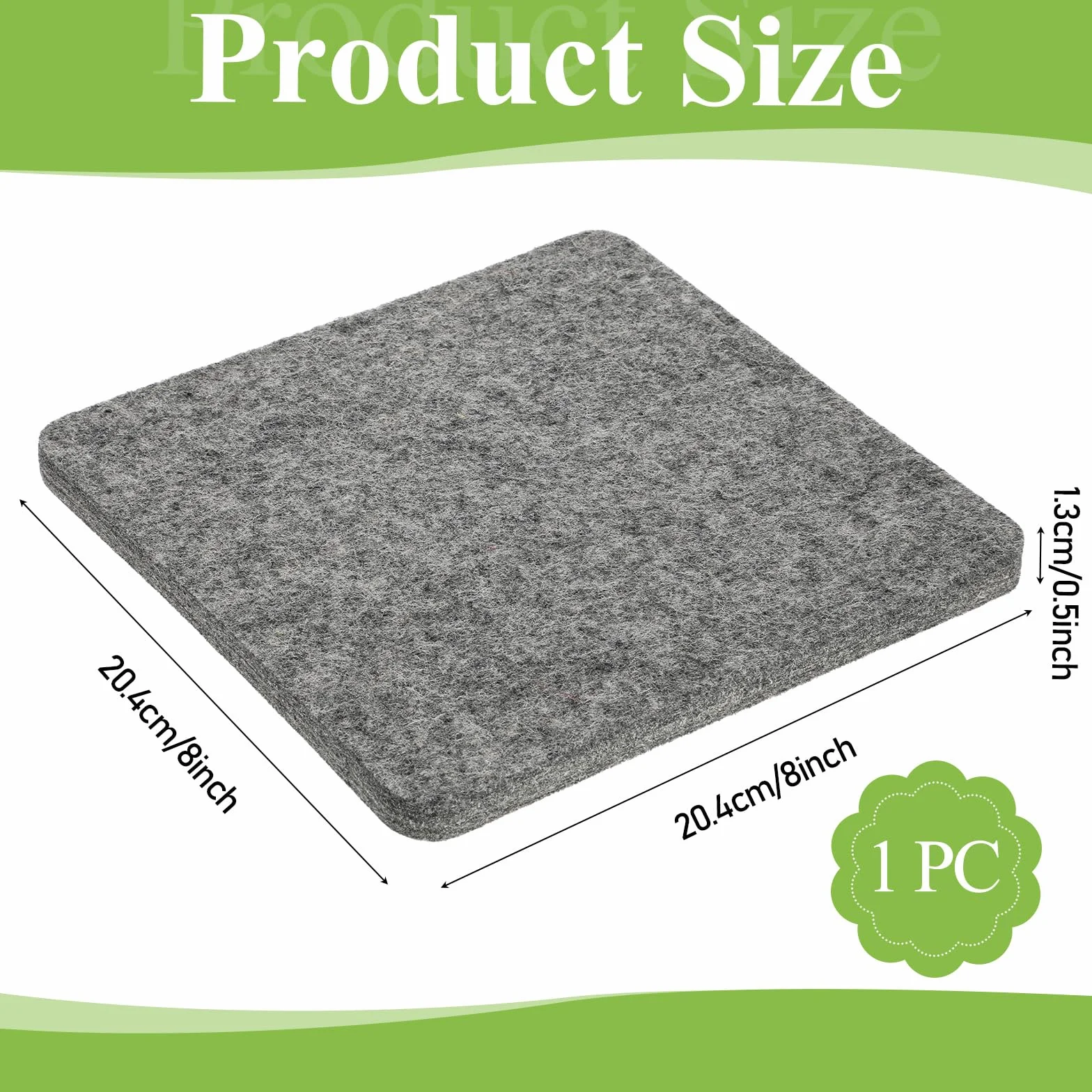 Podkładka do filcowania igłowego, szara podkładka z gąbki, podkładki filcowe igłowane 20 x 20 cm do wszelkich materiałów do filcowania wełny