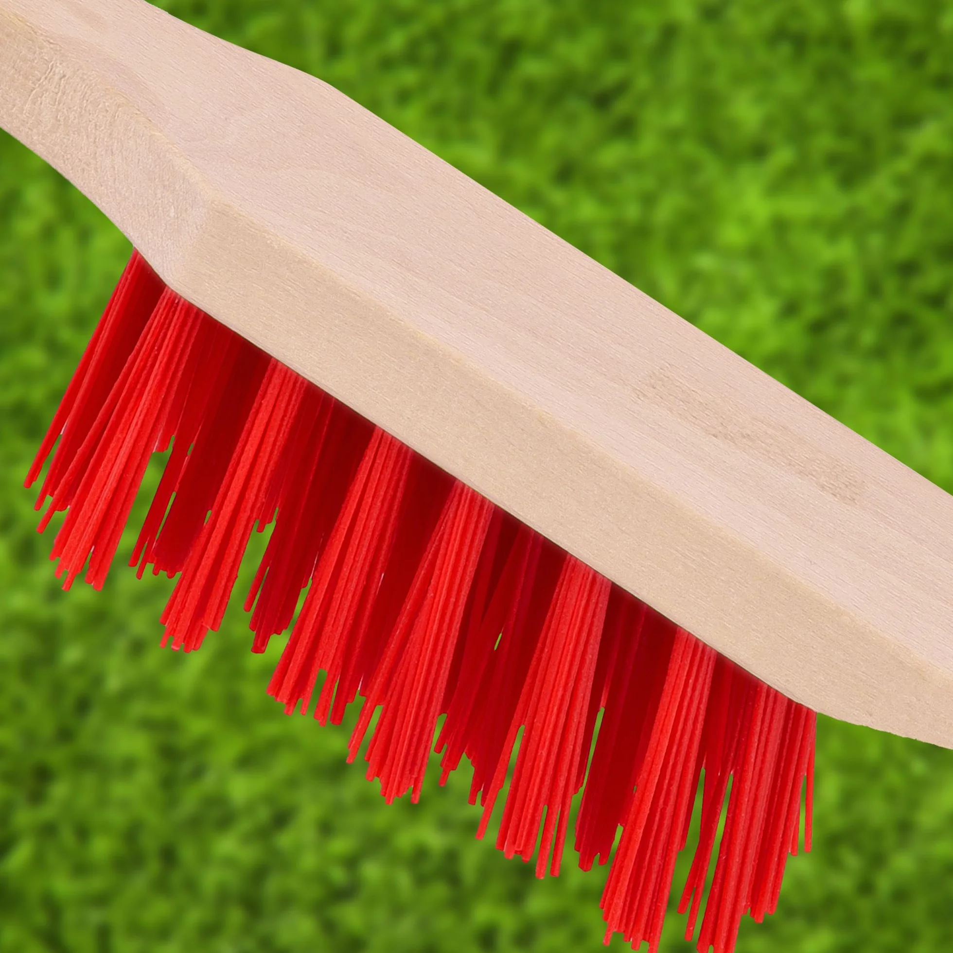 KOTARBAU® Szczotka do czyszczenia kosiarek Drewno i nylon 300 mm