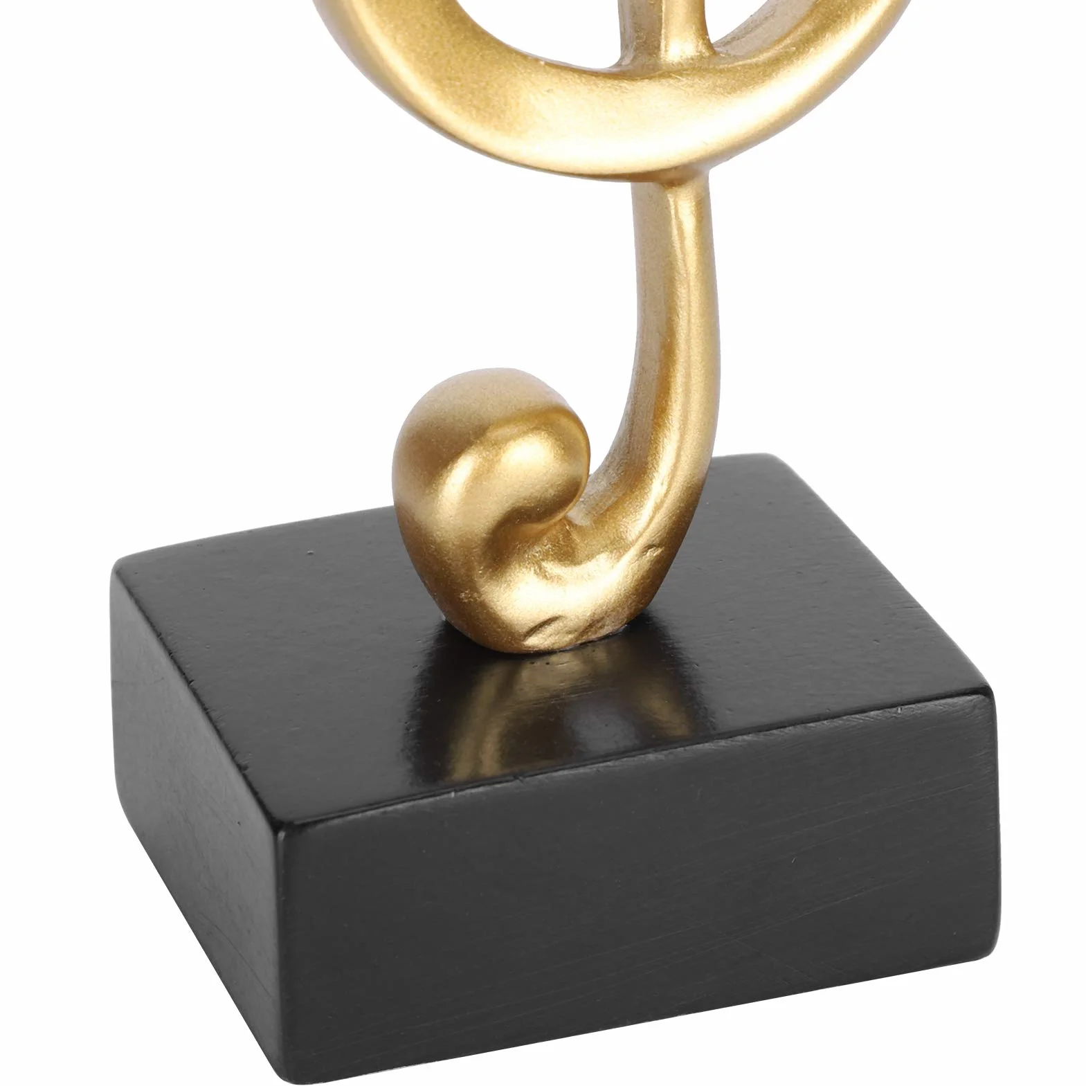 Stue Statua klucz wiolinowy, 22 x 10 × 8, nuta, statuetka, rzeźba, figurka, ozdoba, na biurko, klucz wiolinowy, statuetka, nuty muzyczne