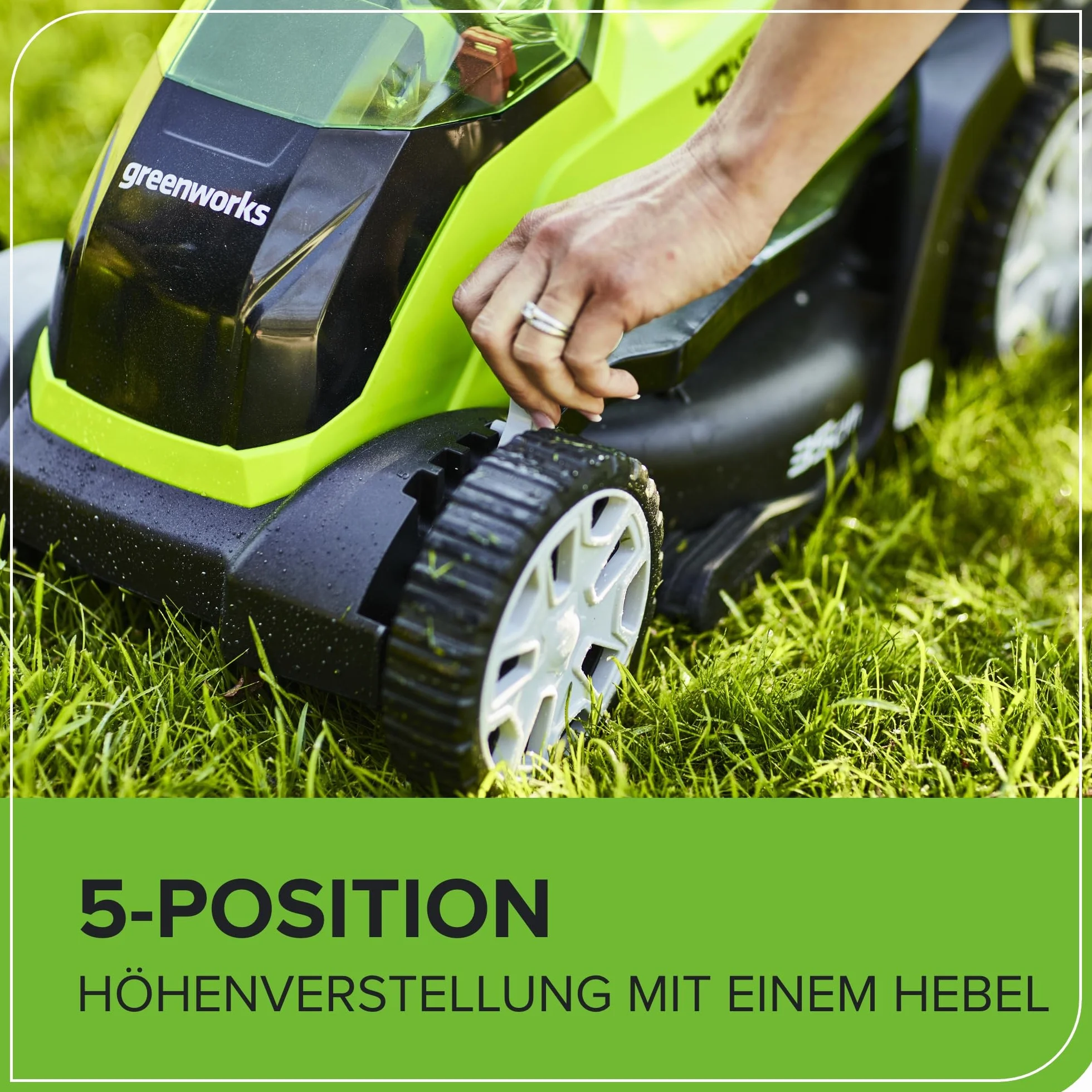 Greenworks G40LM35K2X Kosiarka Akumulatorowa do Trawników do 400m², Szerokość Koszenia 35cm, Torba 40L PLUS Dwie Baterie 40V 2Ah i Jedna Ładowarka