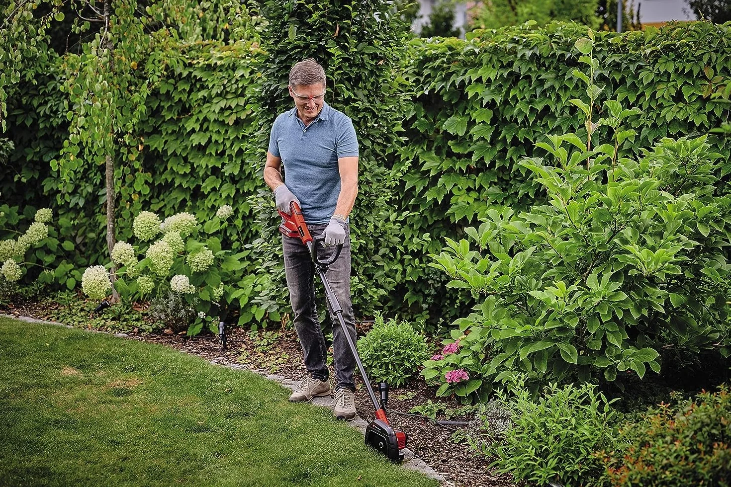 Einhell Li-Solo Power X Kosiarka, Czarny/Czerwony, 45 mm