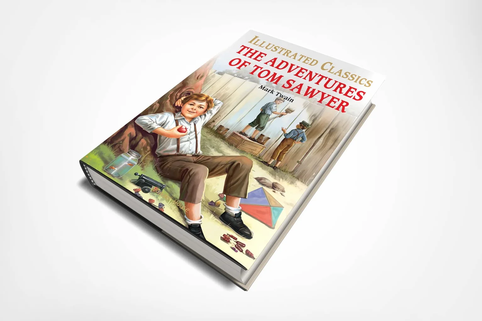 The Adventures of Tom Sawyer: llustrated Abridged Children Classic English Novel with Review Questions (Hardback