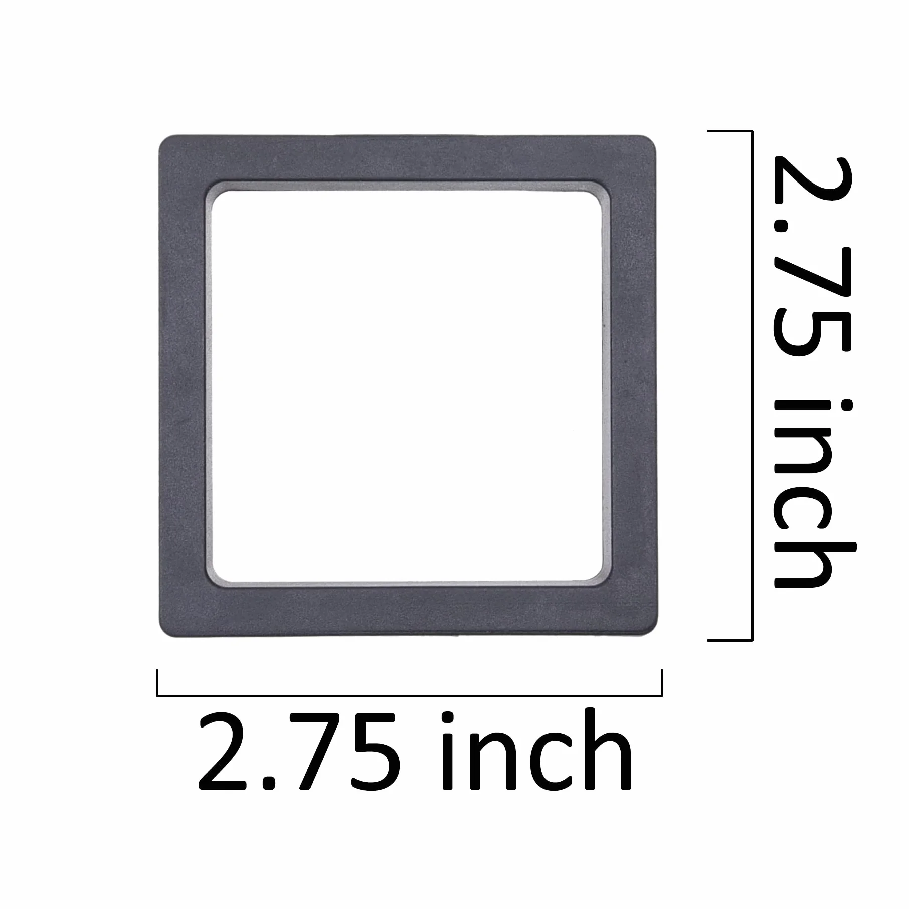 Eco-Fused Przezroczysta pływająca rama 3D, zestaw 10 sztuk, wisząca witryna ekspozycyjna na przedmioty kolekcjonerskie, pamiątki, dekoracje - uchwyty na monety, biżuterię, medale, kamienie szlachetne