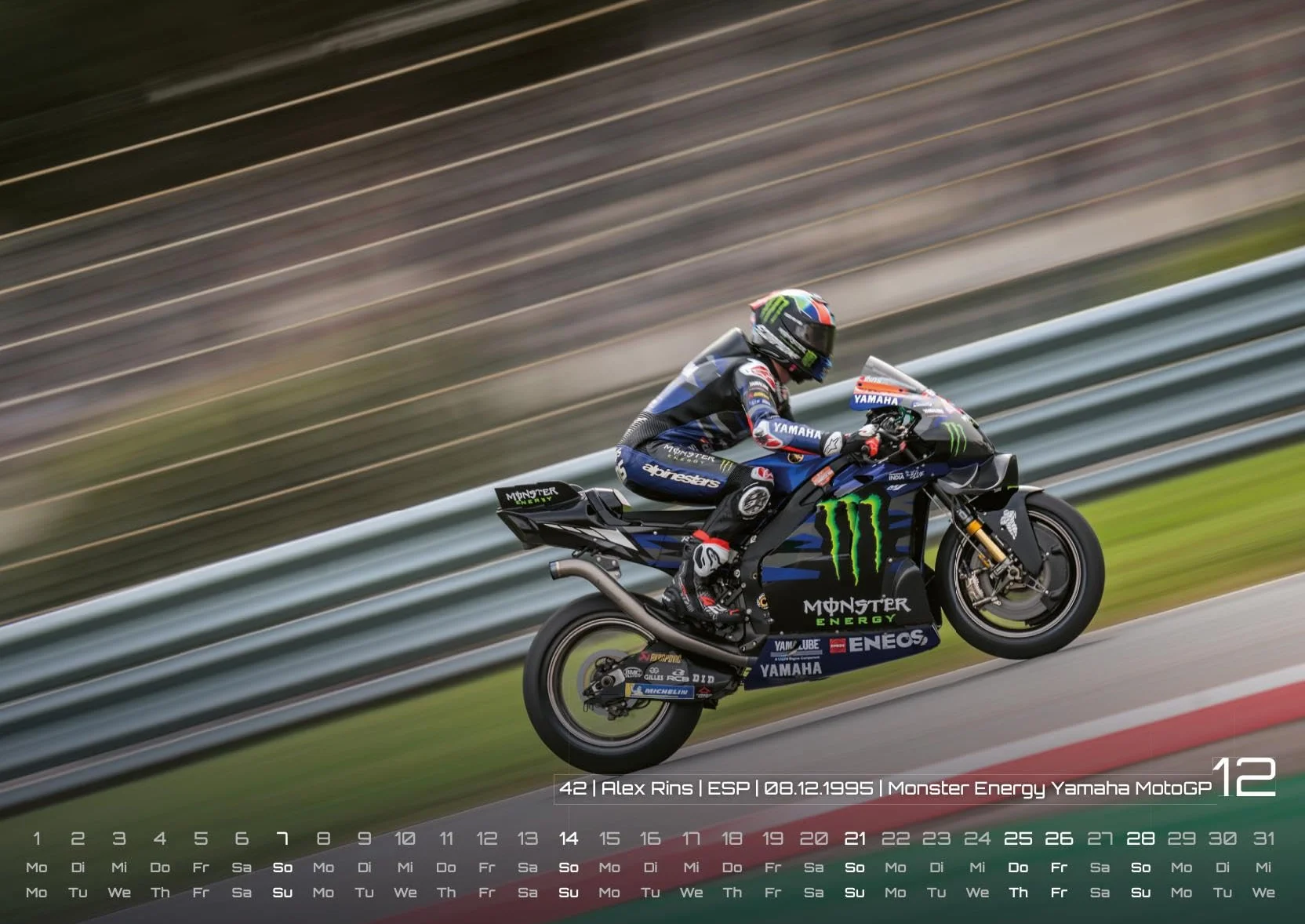 Motorrad Grand Prix 2025 - Kalender | MotoGP DIN A2: Der Wandkalender für alle Zweirad-Verrückten und Fans der MotoGP für das Jahr 2025 im extragroßen Format DIN A2 (ca. 60 x 42 cm)!
