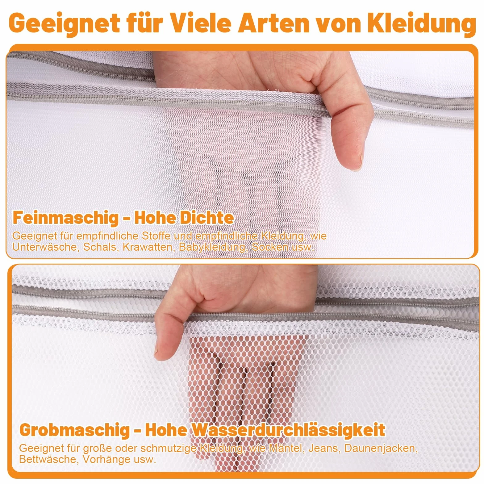 Dntorx 6 sztuk siatek do prania do pralki, woreczek do prania w 4 rozmiarach, torba do prania Laundry Bag z zamkiem błyskawicznym na koszule, sweter, płaszcze, jeansy, bieliznę, ubrania dla dzieci