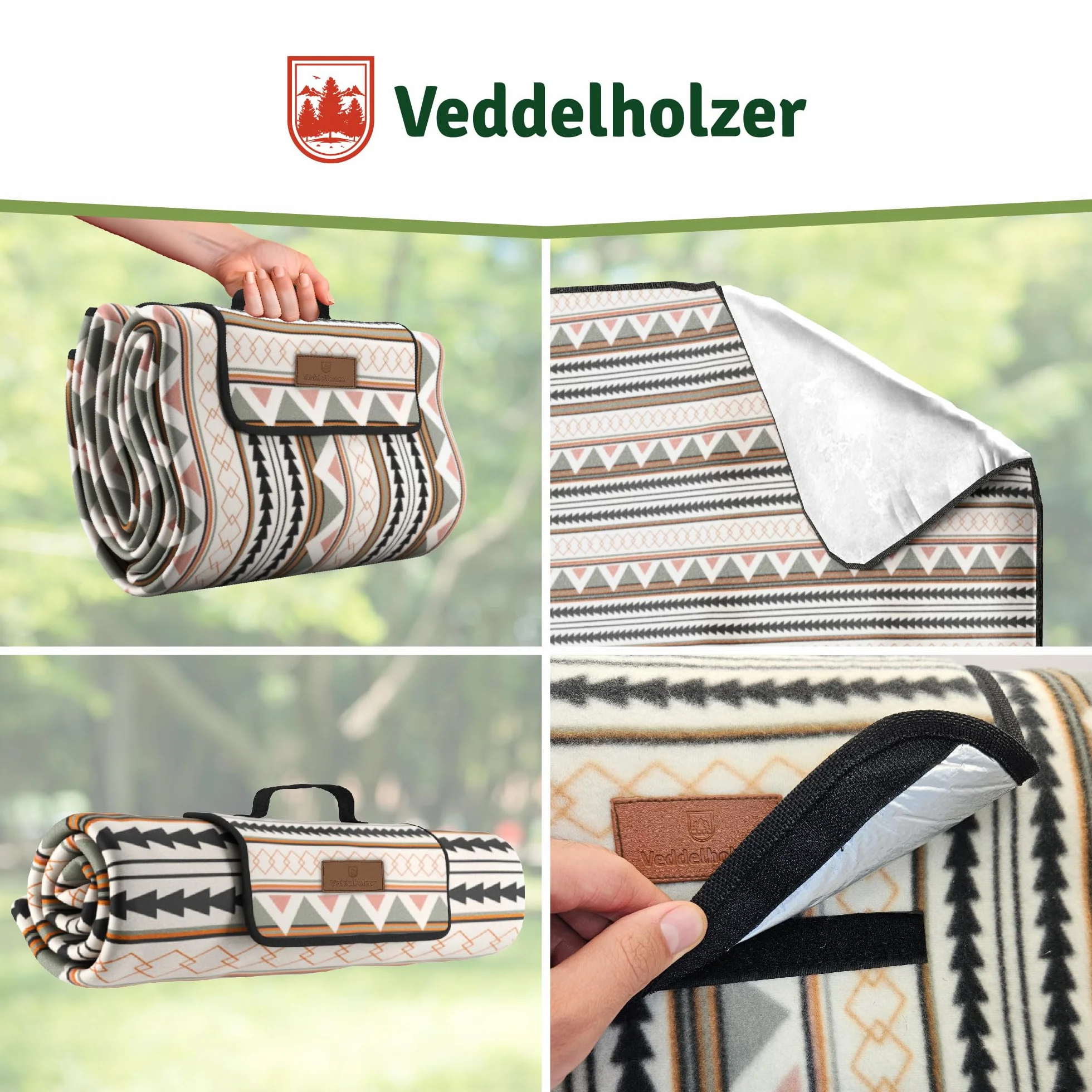 Veddelholzer Koc piknikowy (Boho)