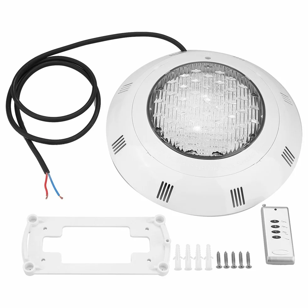 Fdit LED RGB Wielokolorowy podwodny basen Jasne światło z pilotem Podstawa wazonu Staw Garden Party 30W 300 Podwodne oświetlenie LED Lampy basenowe Wodoodporne