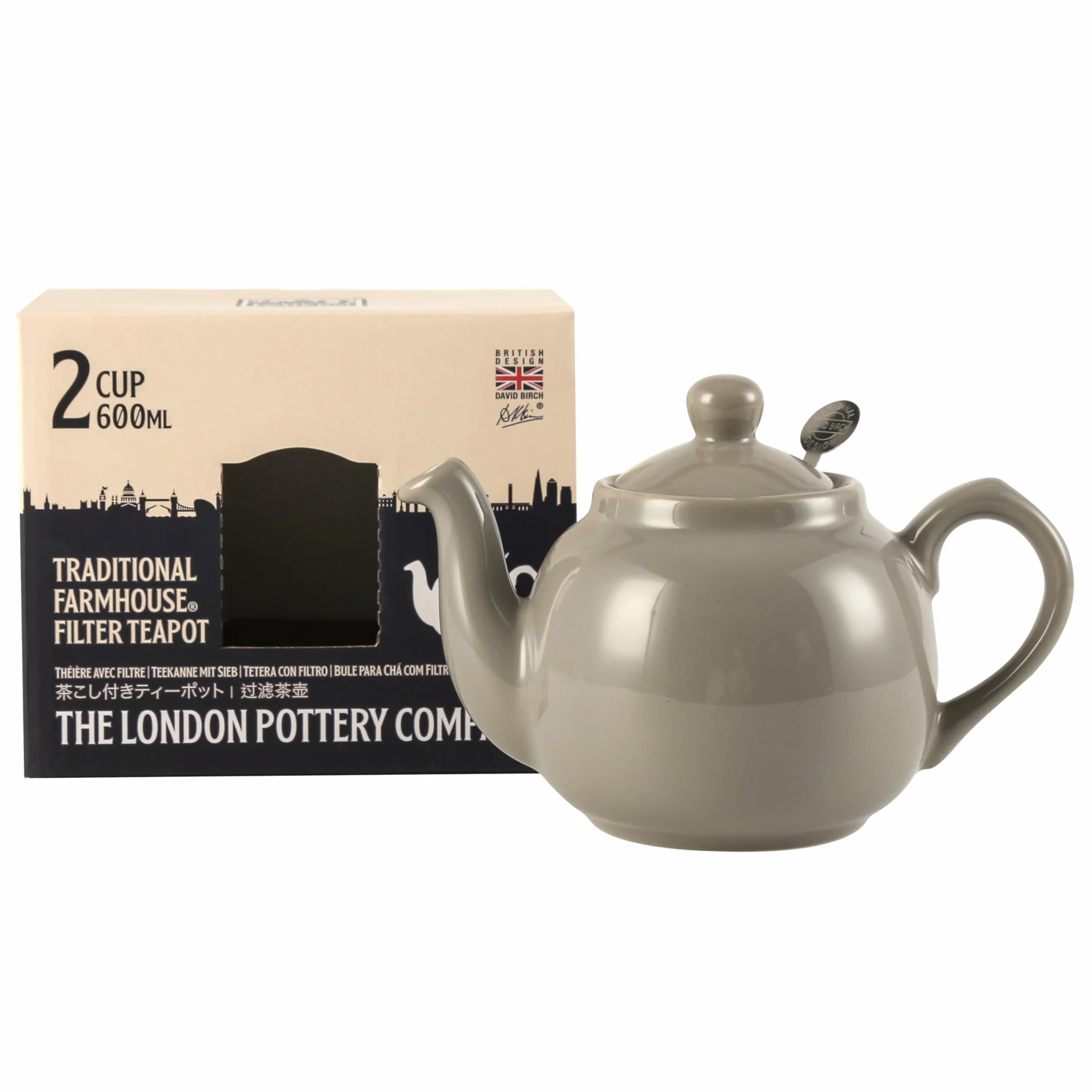 London Pottery Czajniczek do herbaty ceramiczny 600 ml 2 filiżanki