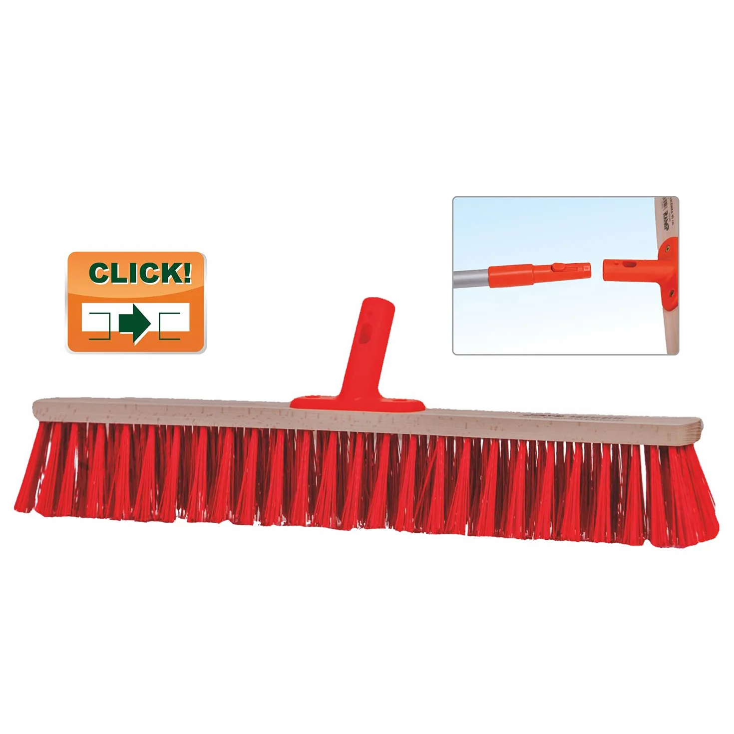 Szczotka ulicówka 60 cm „klik”