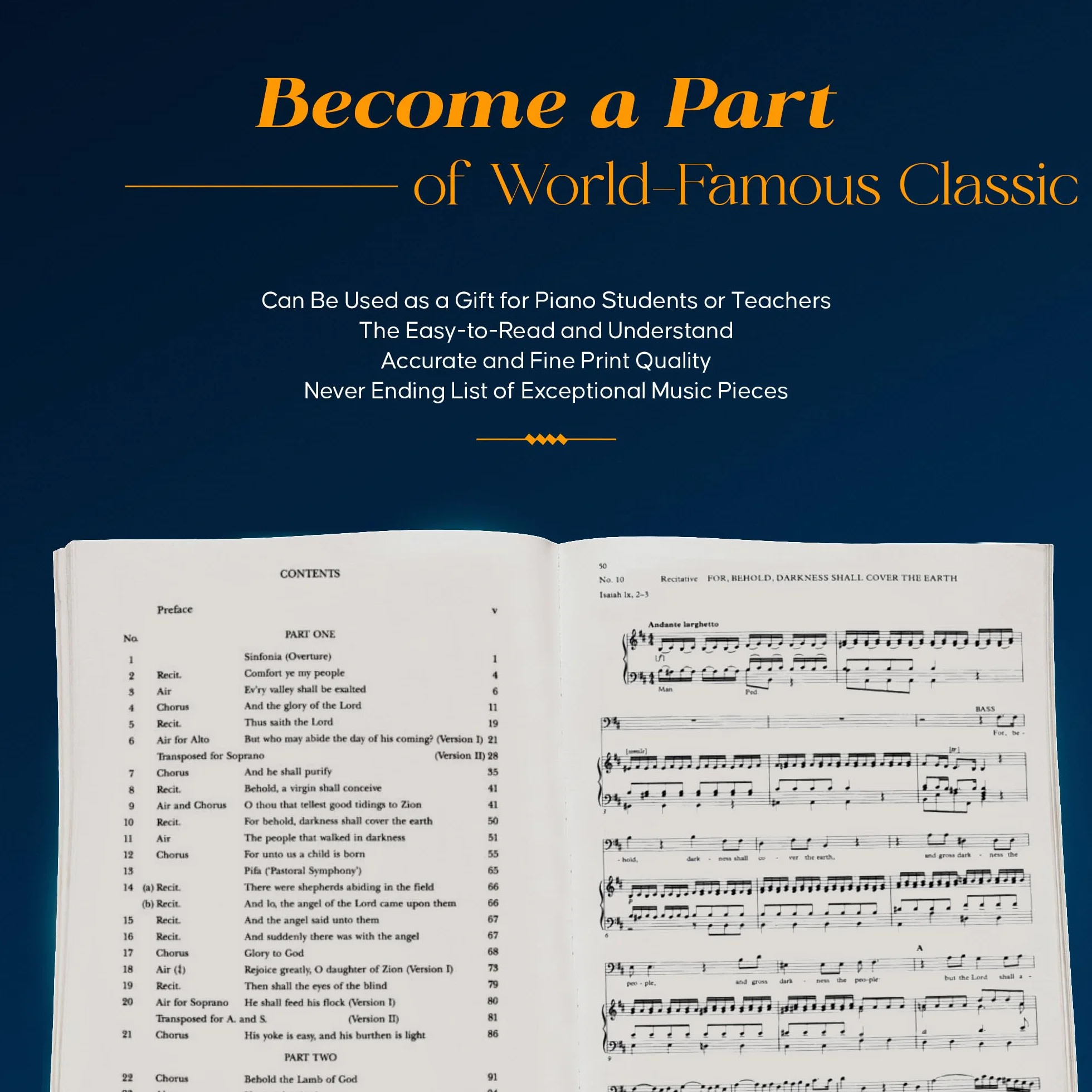 Georg friedrich handel: messiah (watkins shaw) - paperback edition vocal score chant