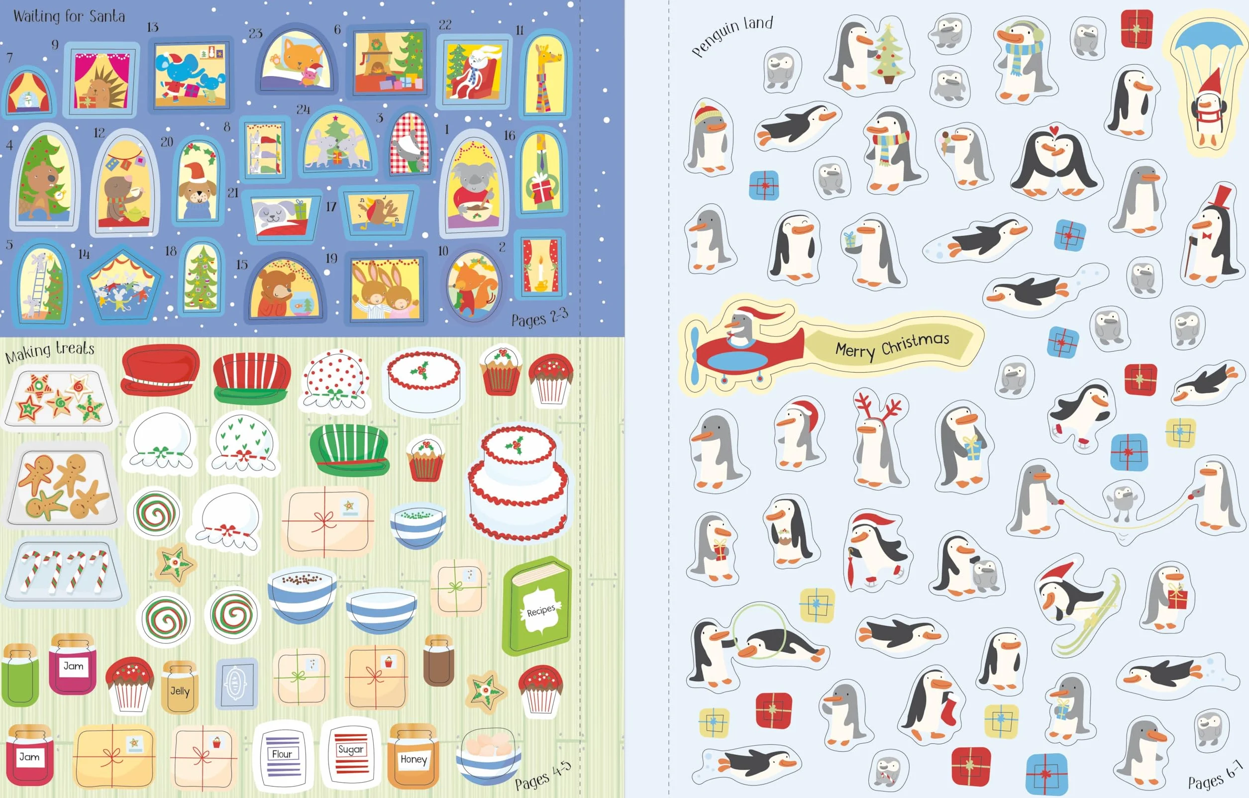 Christmas Sticker Book
