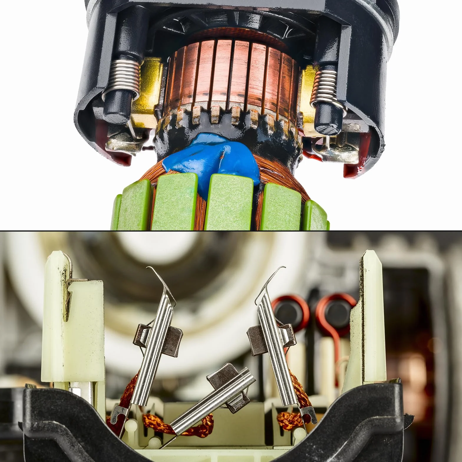 QUARKZMAN Nasadka na szczotkę z włókna węglowego pokrywa z tworzywa sztucznego do szczotki elektrycznej z drutu czarnego średnica zewnętrzna 14 mm / 0,55 cala wysokość 5 mm / 0,2", 8 szt