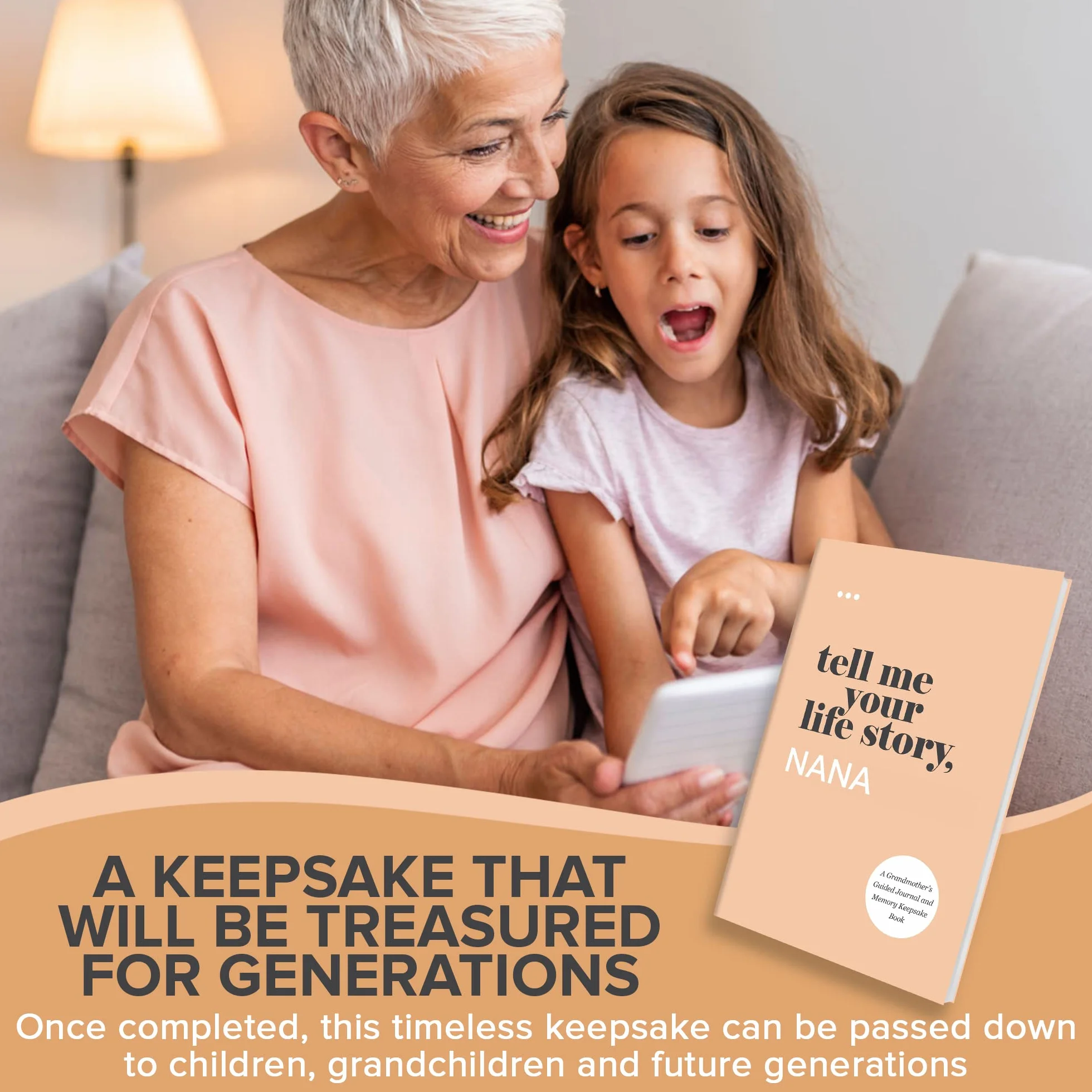 Tell Me Your Life Story, Nana: A Grandmother’s Guided Journal and Memory Keepsake Book