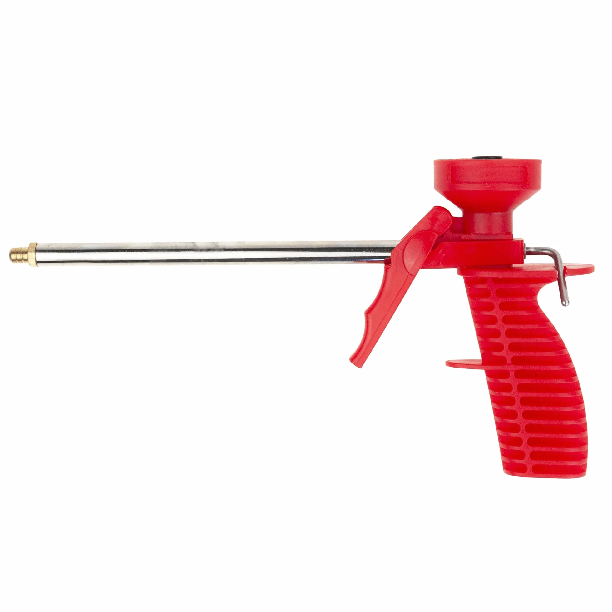 PISTOLET DO PIANKI Z METALOWA MONTAŻĄ Pistolet do pianki budowlanej, pistolet do pianki z metalową montażą, profesjonalna pistolet dozująca z ergonomicznym uchwytem z tworzywa sztucznego, do