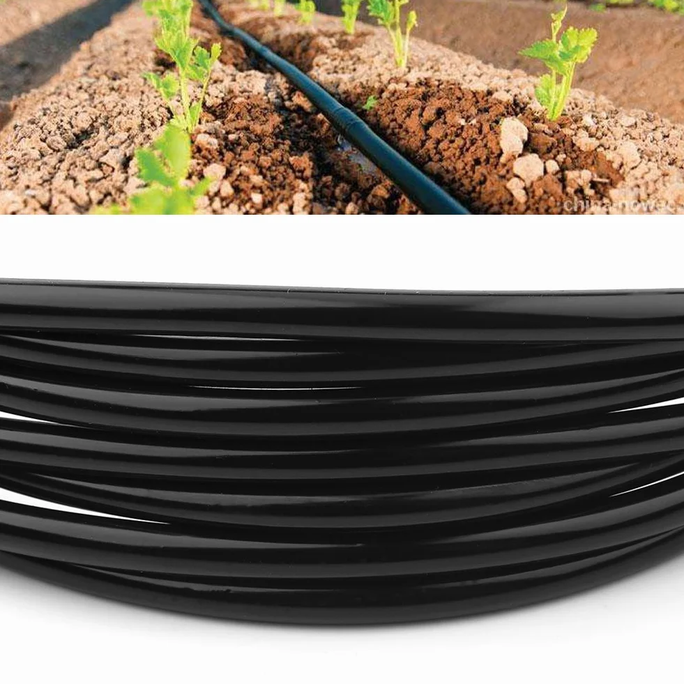Wąż nawadniający PVC System nawadniający 4/7 mm do Patio Lawn Garden Greenhouse 5m/10m/20m