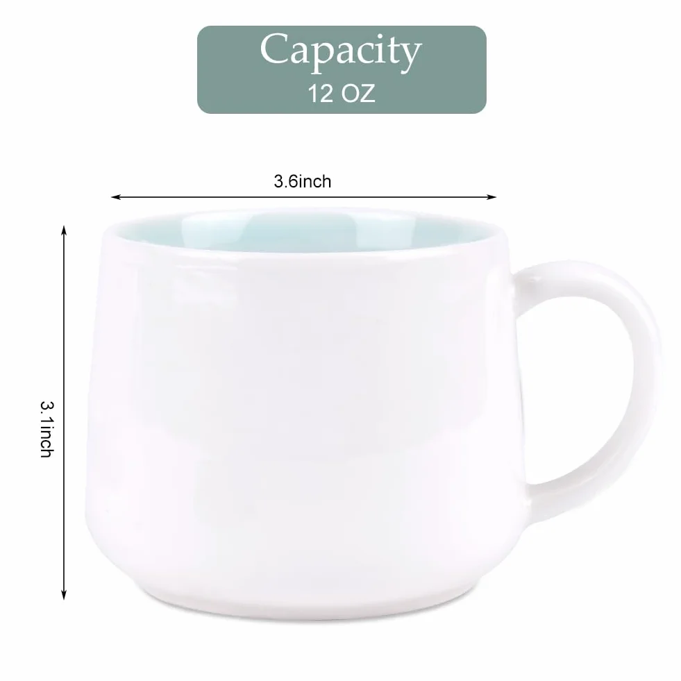 HOTUT Ceramiczny kubek do kawy 3D 350 ml