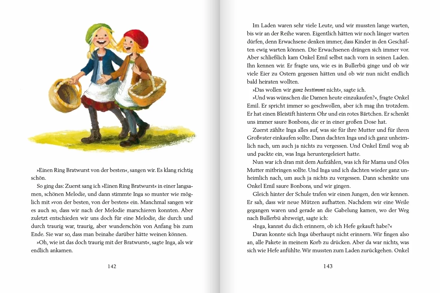 Wir Kinder aus Bullerbü. Alle Abenteuer in einem Band: Modern und farbig illustriert von Katrin Engelking: 1-3