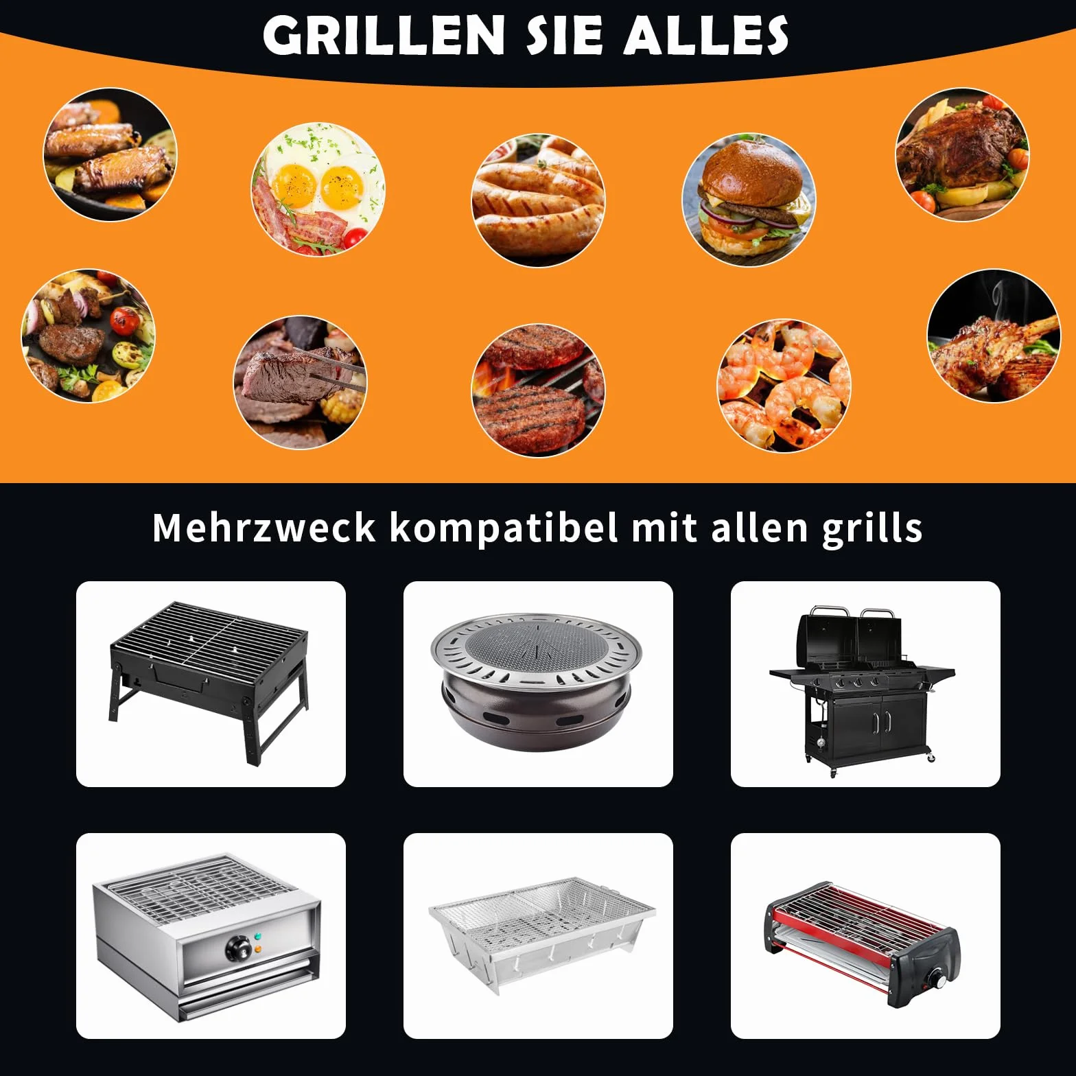 Uniwersalna płyta grillowa Plancha ze stali nierdzewnej 27x20CM Uniwersalna płyta grillowa BBQ Plancha pasująca do grilla gazowego Weber i grilla na węgiel drzewny, prostokątna, masywna