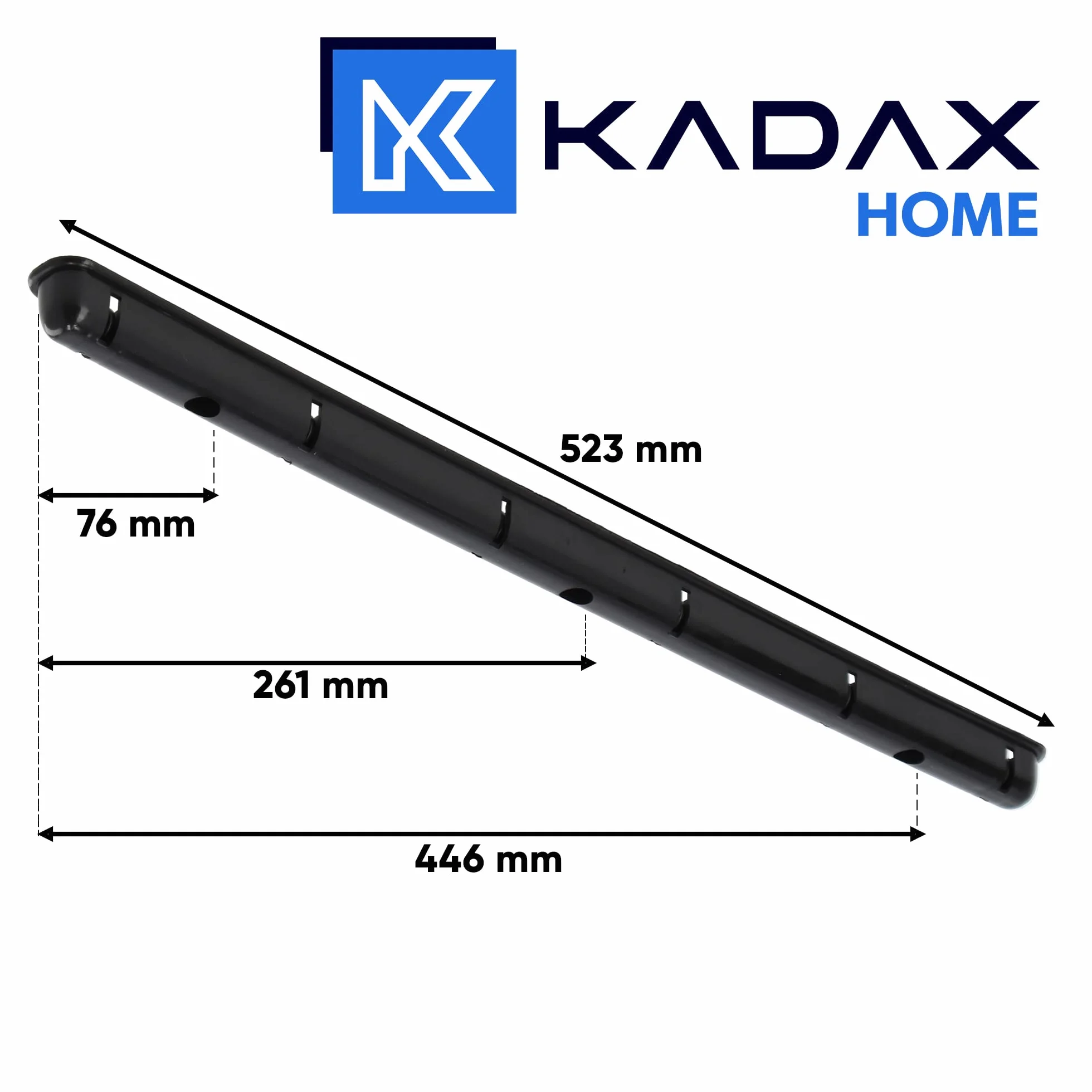 KADAX Suszarka sufitowa na pranie 6x130 cm biały, powlekane stalowe pręty odporne na korozję, udźwig 12 kg, oszczędza miejsce po złożeniu