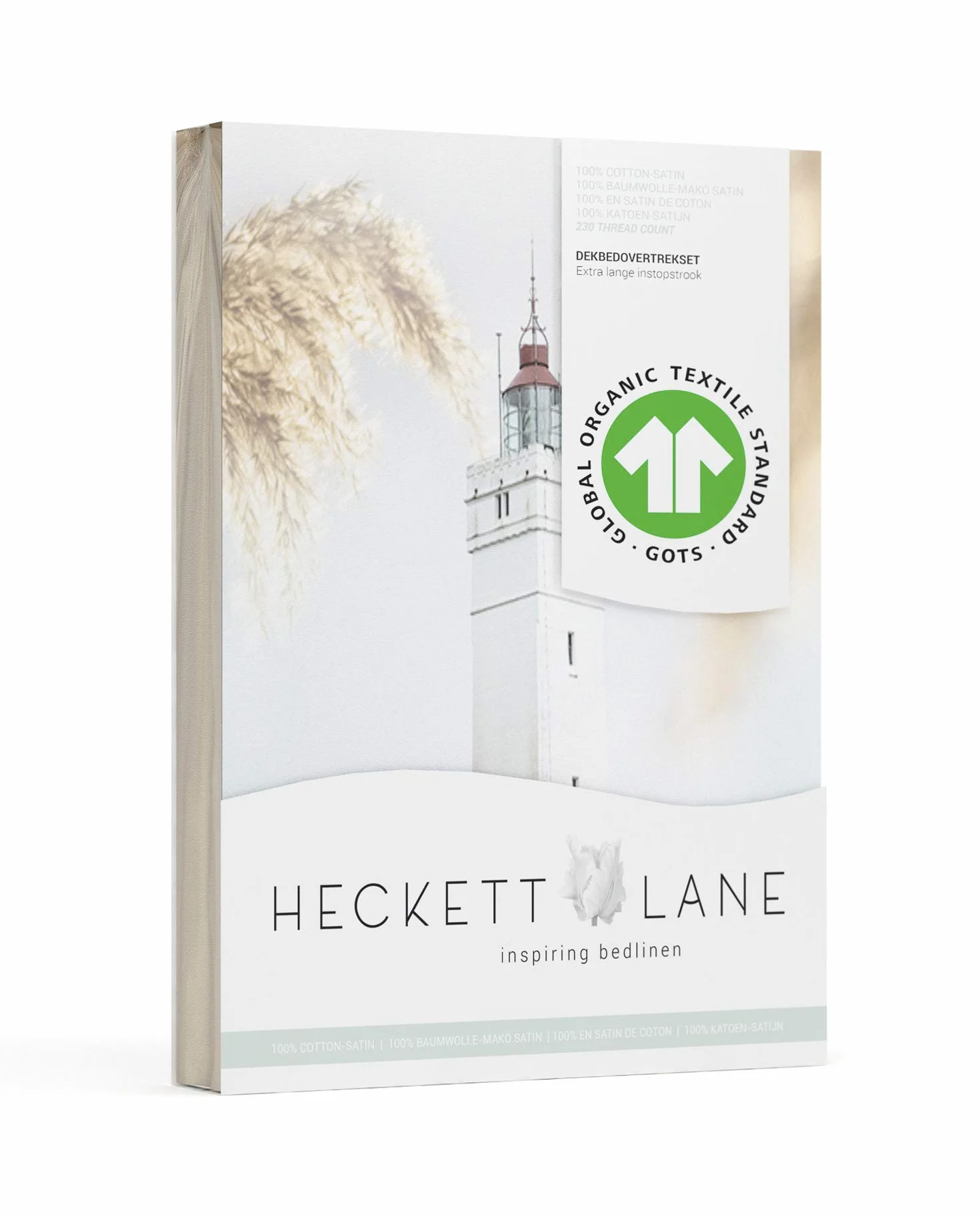 Heckett Lane Poszewka na kołdrę Ubon 140 Cloud Sand