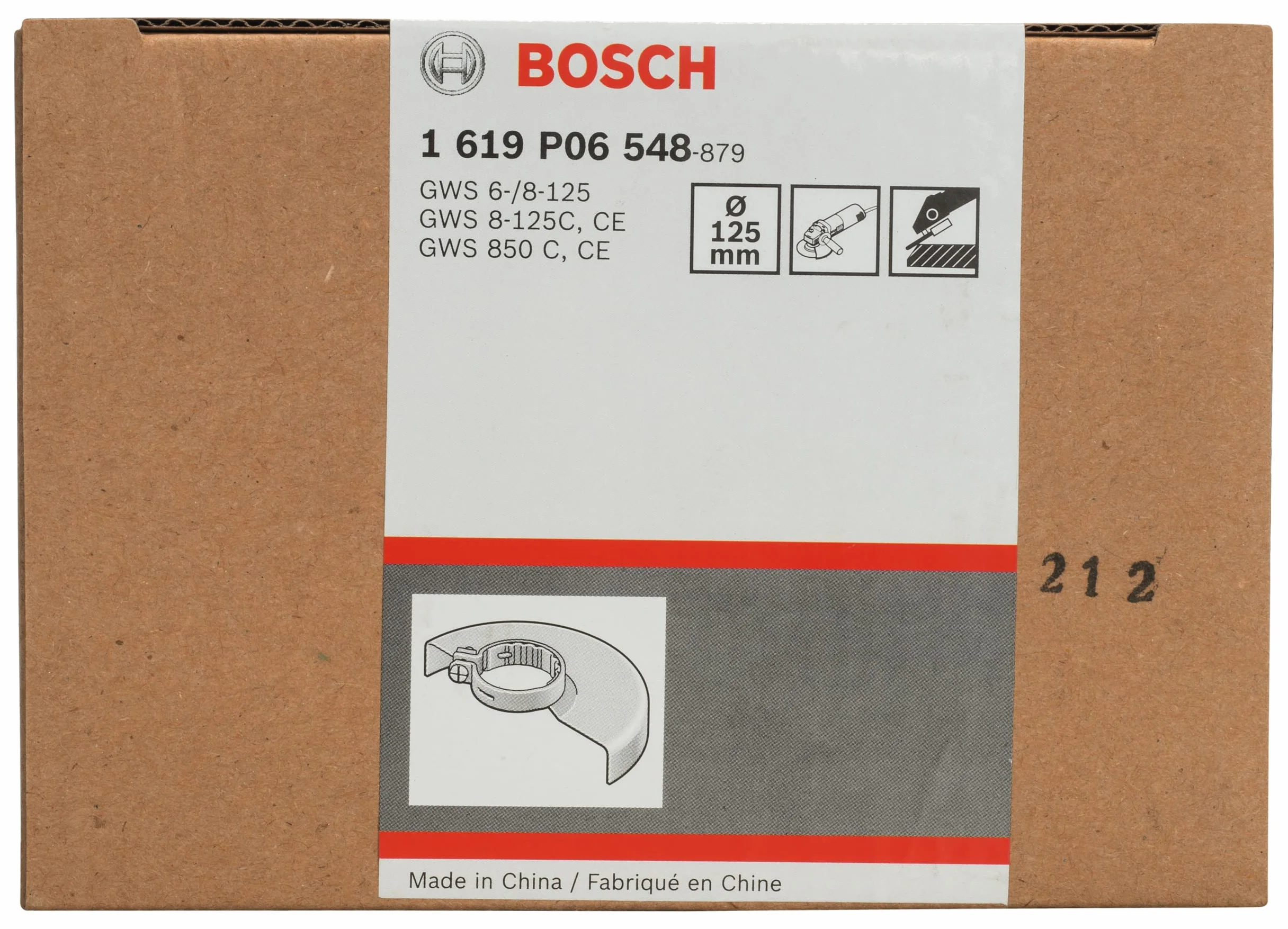 Bosch Professional 1x Pokrywa Ochronna Bez Blaszanego Przykrycia, do Szlifowania (Z taśmą mocującą, zamknięcie śrubowe, Ø 125 mm, Osprzęt szlifierek kątowych Bosch)