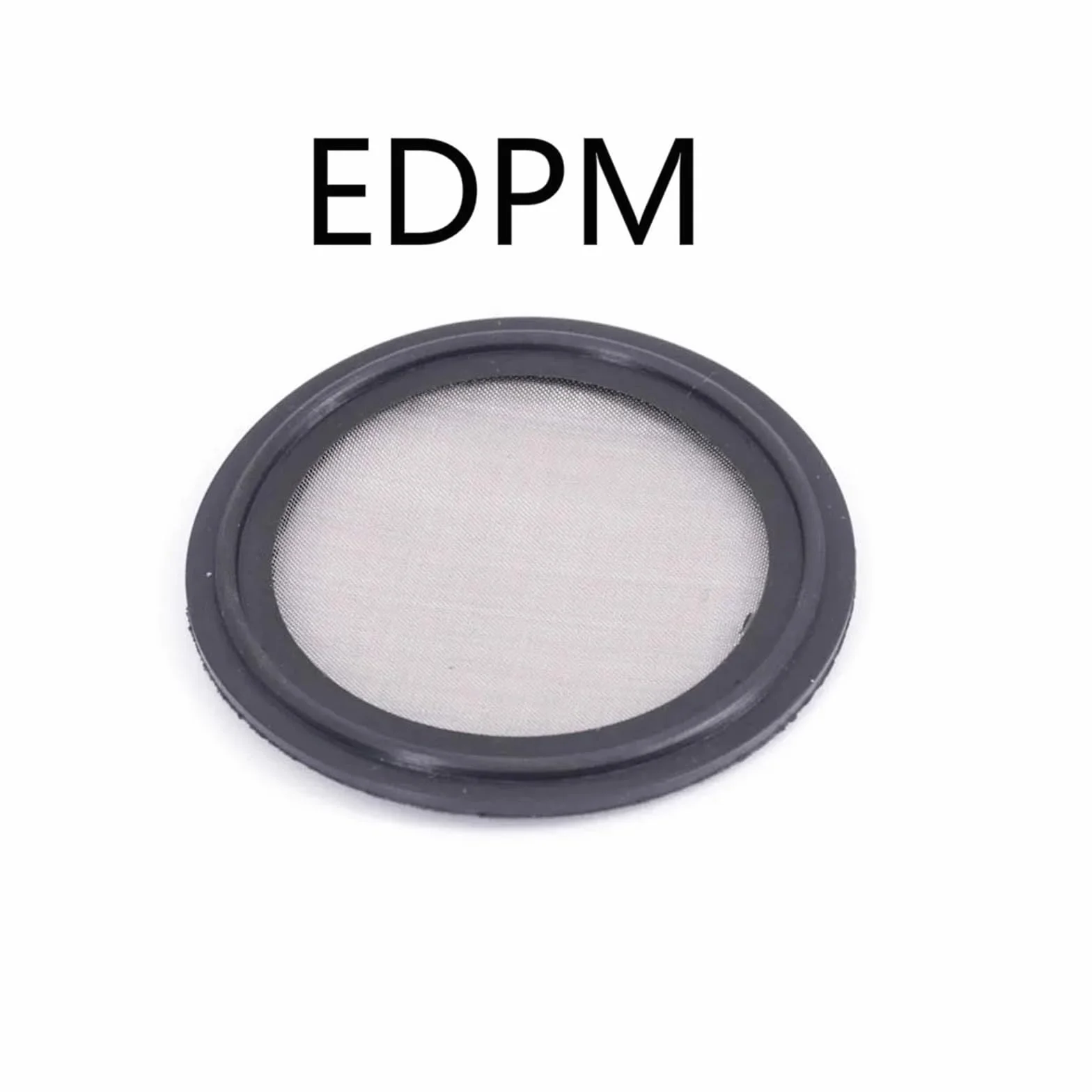Uszczelka silikonowa/PTFE/EDPM/FKM z zaciskiem Tri Clamp do filtracji od 10 do 300 oczek – 1 szt.(Black,300MESH*50.5MM)