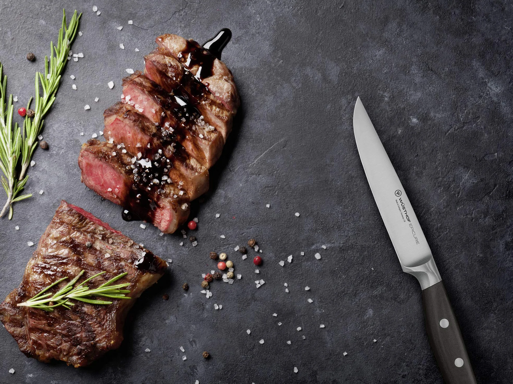 WÜSTHOF Epicure Slate zestaw noży do steków 4 sztuki