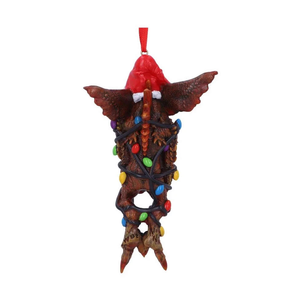 Nemesis Now Gremliny Mowhawk w łańcuchach świetlnych wiszący świąteczny dekoracyjny ornament, brązowy, Boże Narodzenie