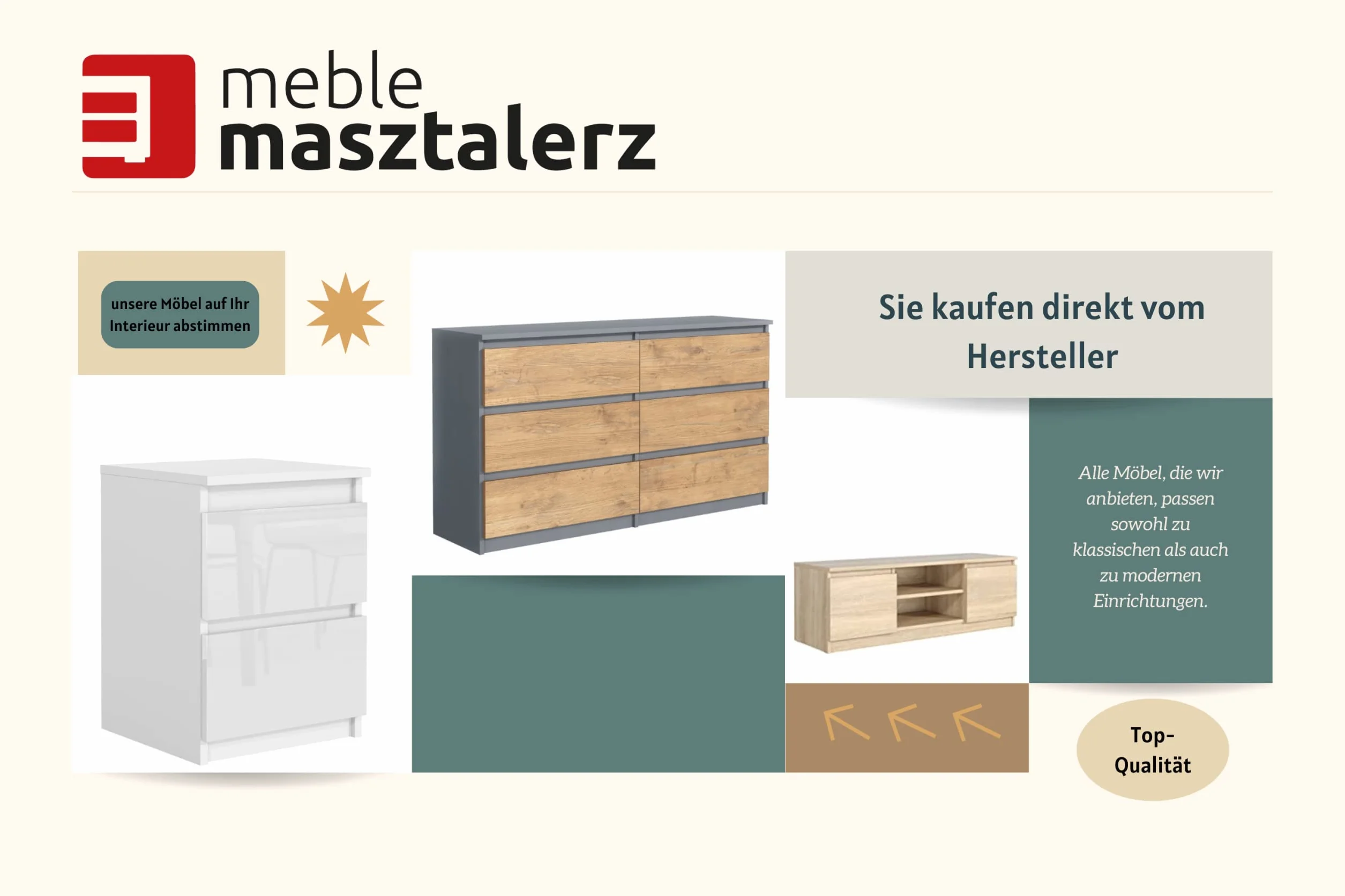 meble masztalerz Szafka RTV 120 cm - Czarny Mat - 2 x Drzwi - Szafka pod Telewizor - Wolnostojąca & Nowoczesna z Miejscem do Przechowywania - Stolik do Salonu - Czarna 120x38,5x39 cm