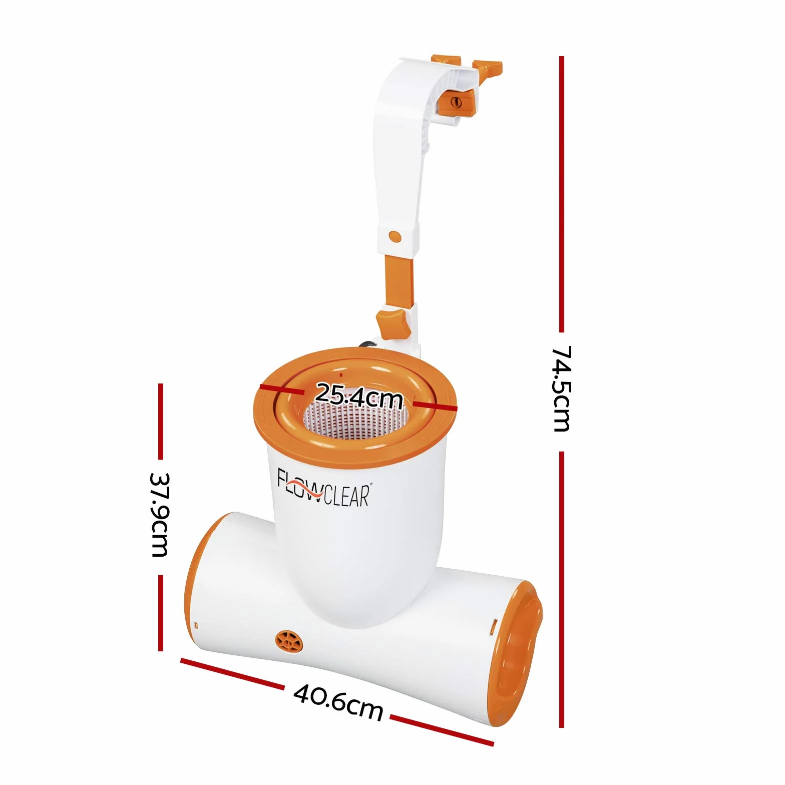 Flowclear Skimatic 2-w-1 wiszący podgarniacz / pompa filtrująca 2.574 l/h