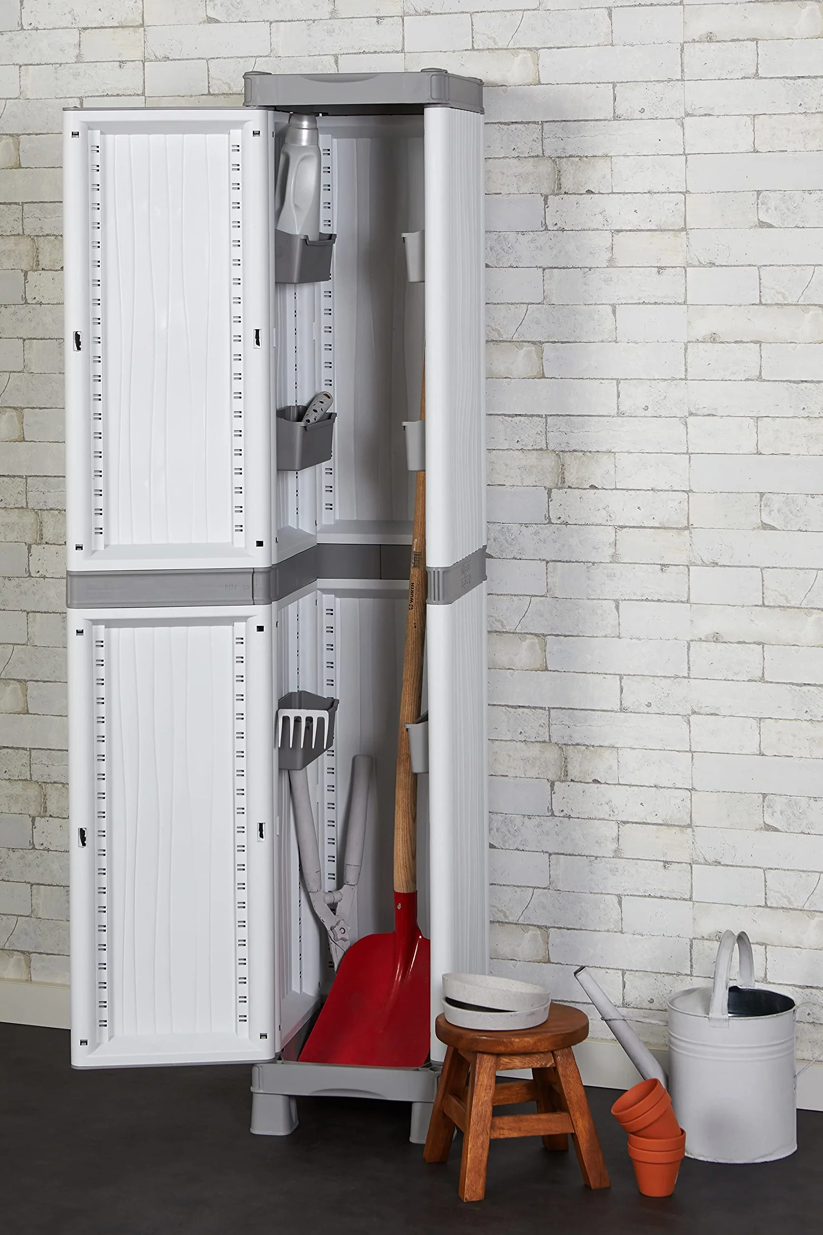 Terry, Podstawa 2350 UW, szafka 1 drzwi i 6 wiader - 35 x 43,8 x 182 cm