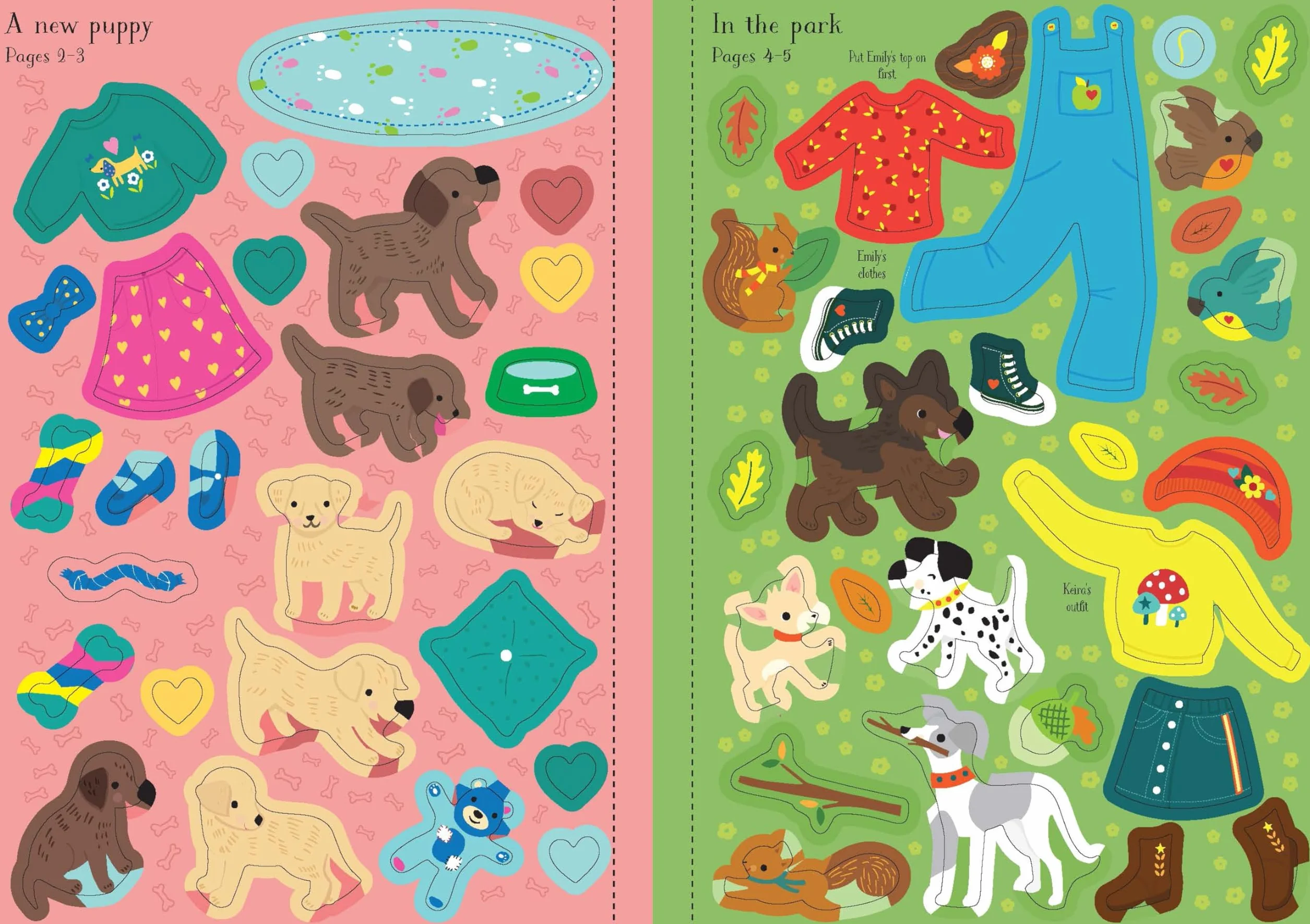 Little Sticker Dolly Dressing Puppies