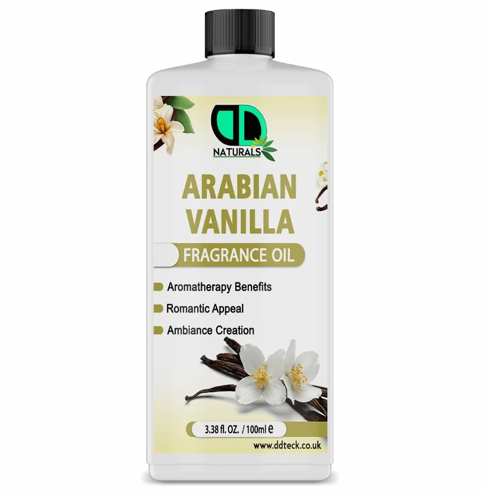 Arabian waniliowy olejek zapachowy, 100 ml, relaksujący i uspokajający, zapachy do domu, zapachy woskowe do produkcji świec, aromaterapii, olejków zapachowych, zapachów i dyfuzorów