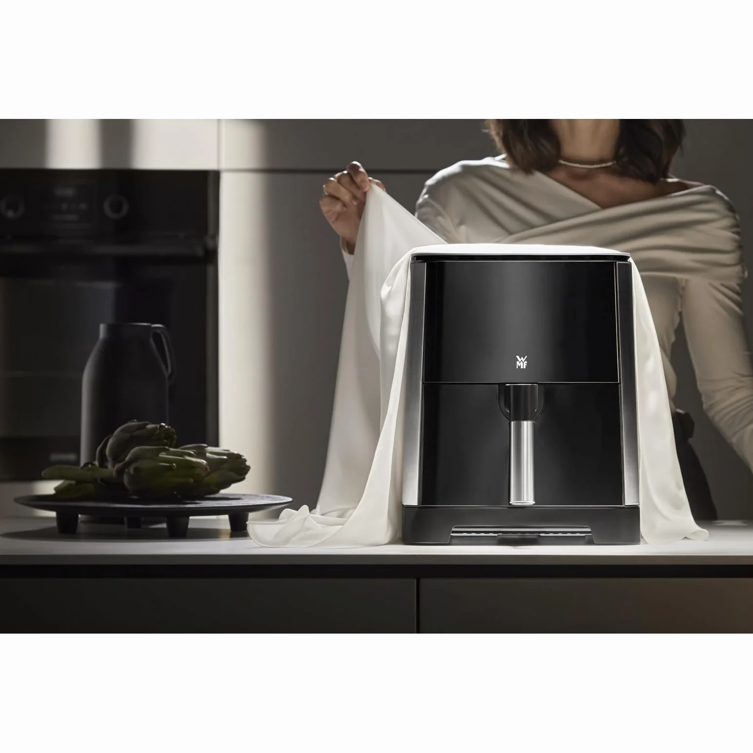 WMF Frytkownica na gorące powietrze 1550 W 4,6 l 8 programów czarna