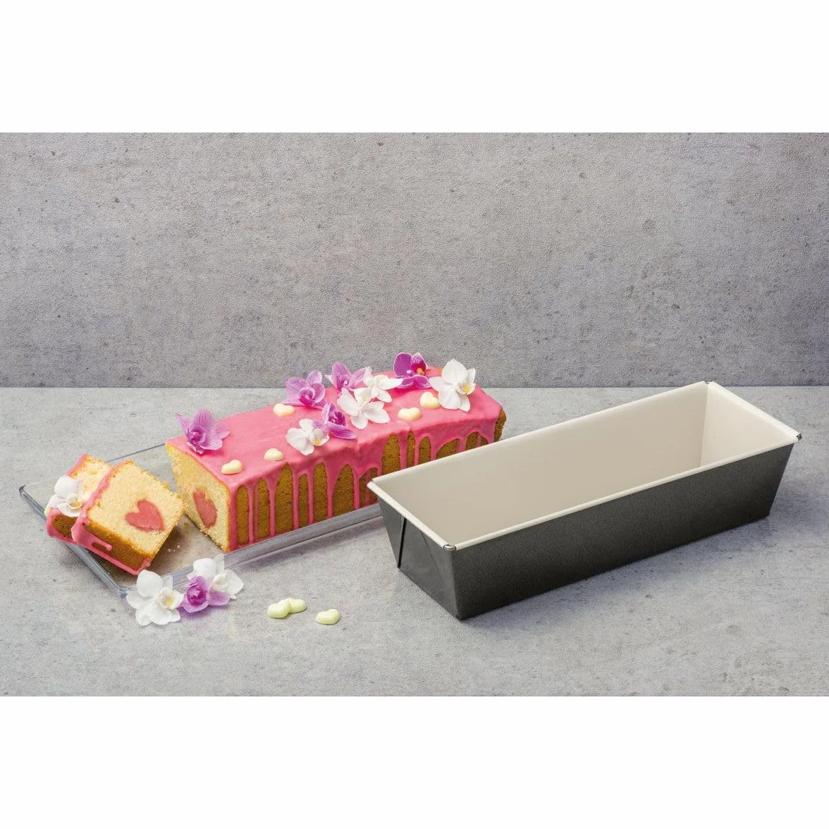 Dr. Oetker Foremki do pieczenia ciast 30 cm stal z powłoką ceramiczną zapobiegającą przywieraniu