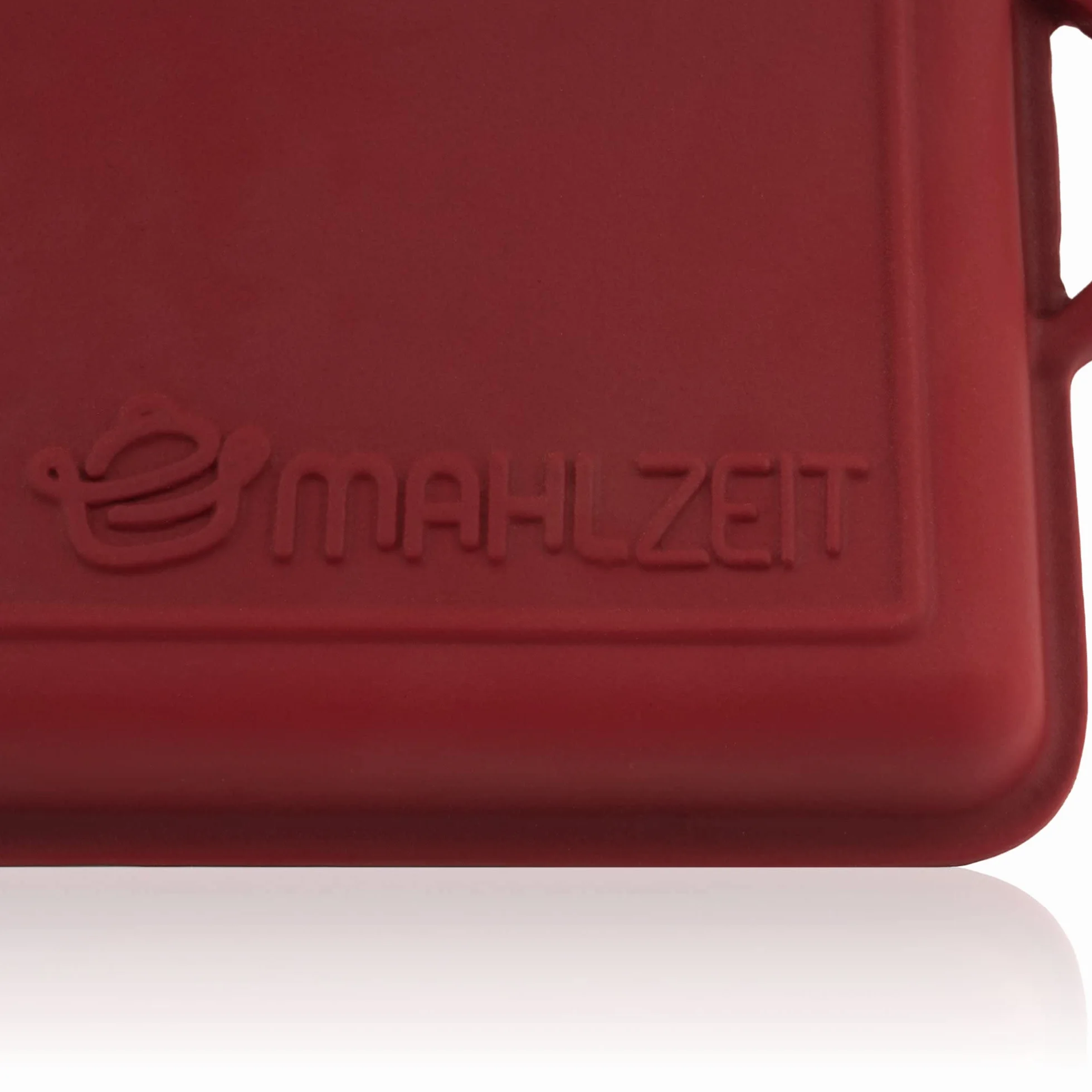 Mahlzeit Emaliowane Żeliwne Naczynie Do Pieczenia 10,8 L Dark Cherry Brytfanna 2 W 1 Z Patelnią Z Pokrywką