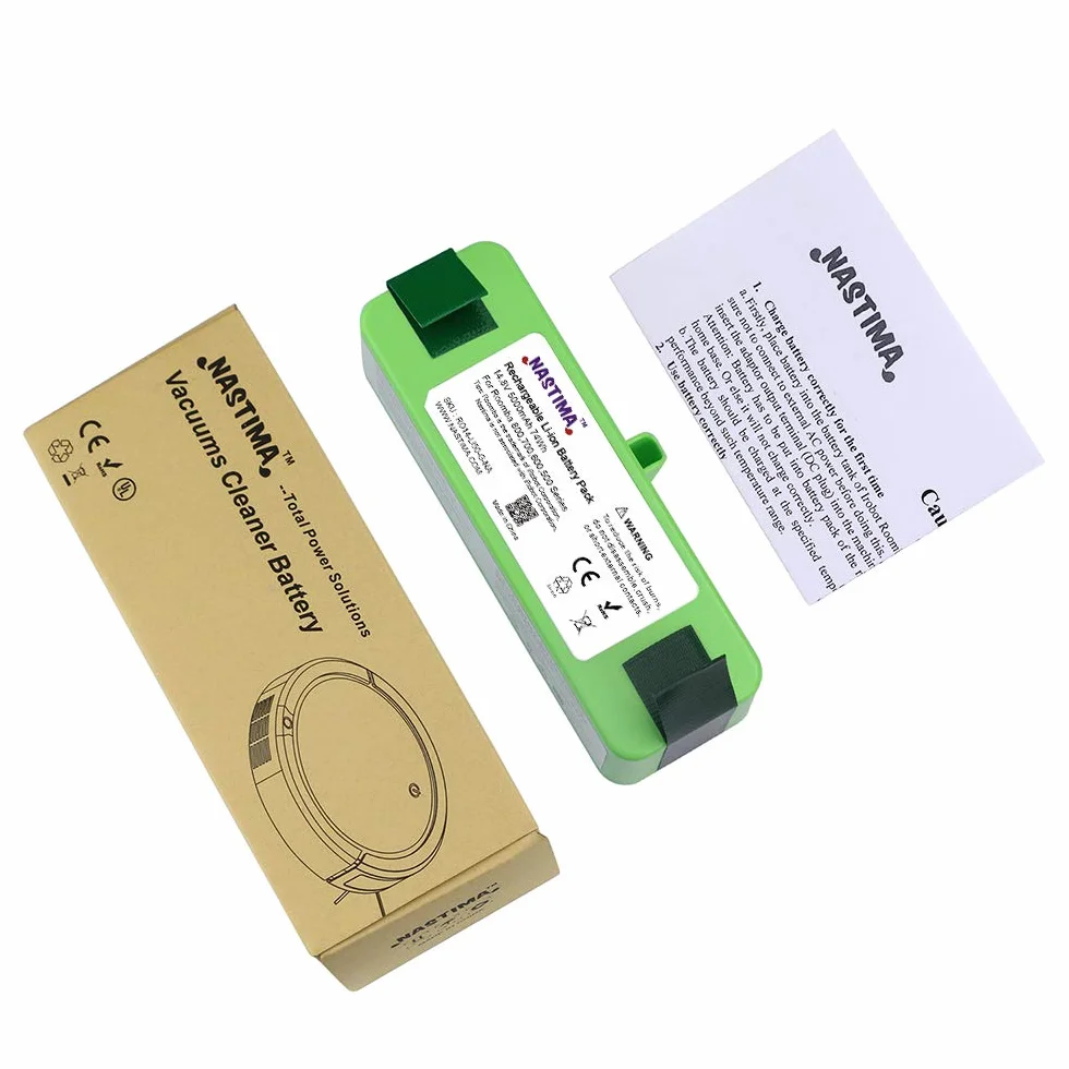 NASTIMA Upgrade 14,8 V 5000 mAh akumulator litowo-jonowy do Roomba 900 800 700 600 seria 985 980 960 895 890 880 870 860 790 780 770 760 695 680 675 650 640 614