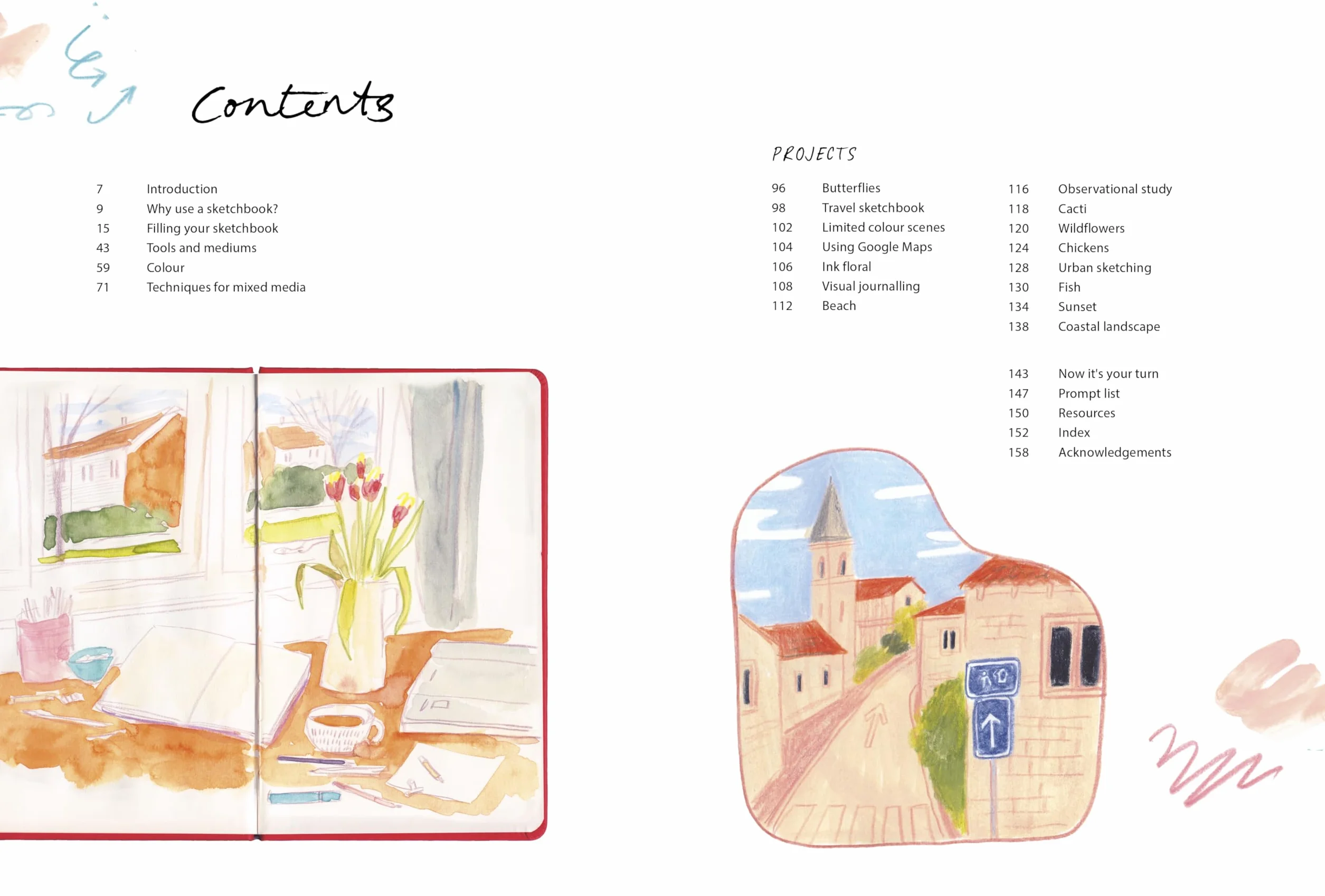 Sketchbook Joy: How to Embrace Your Creativity and Fill Your Sketchbooks with Colour