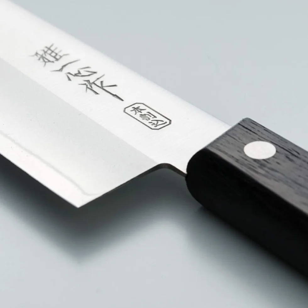 Kanetsugu Gyuto nóż japoński AUS-8 stal wysokowęglowa ostrze 210 mm uchwyt drewno różane
