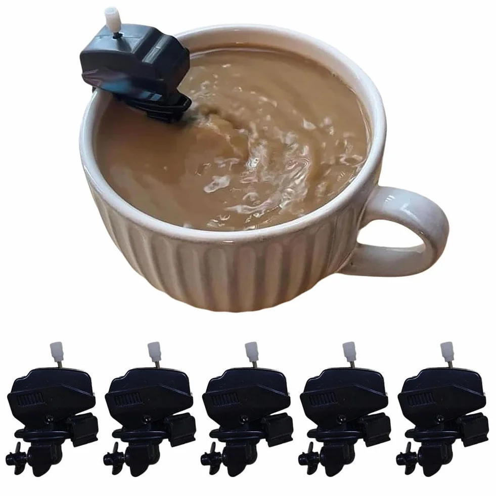 Mieszadło do kawy z silnikiem łodzi, zwijane mini – 5 szt.