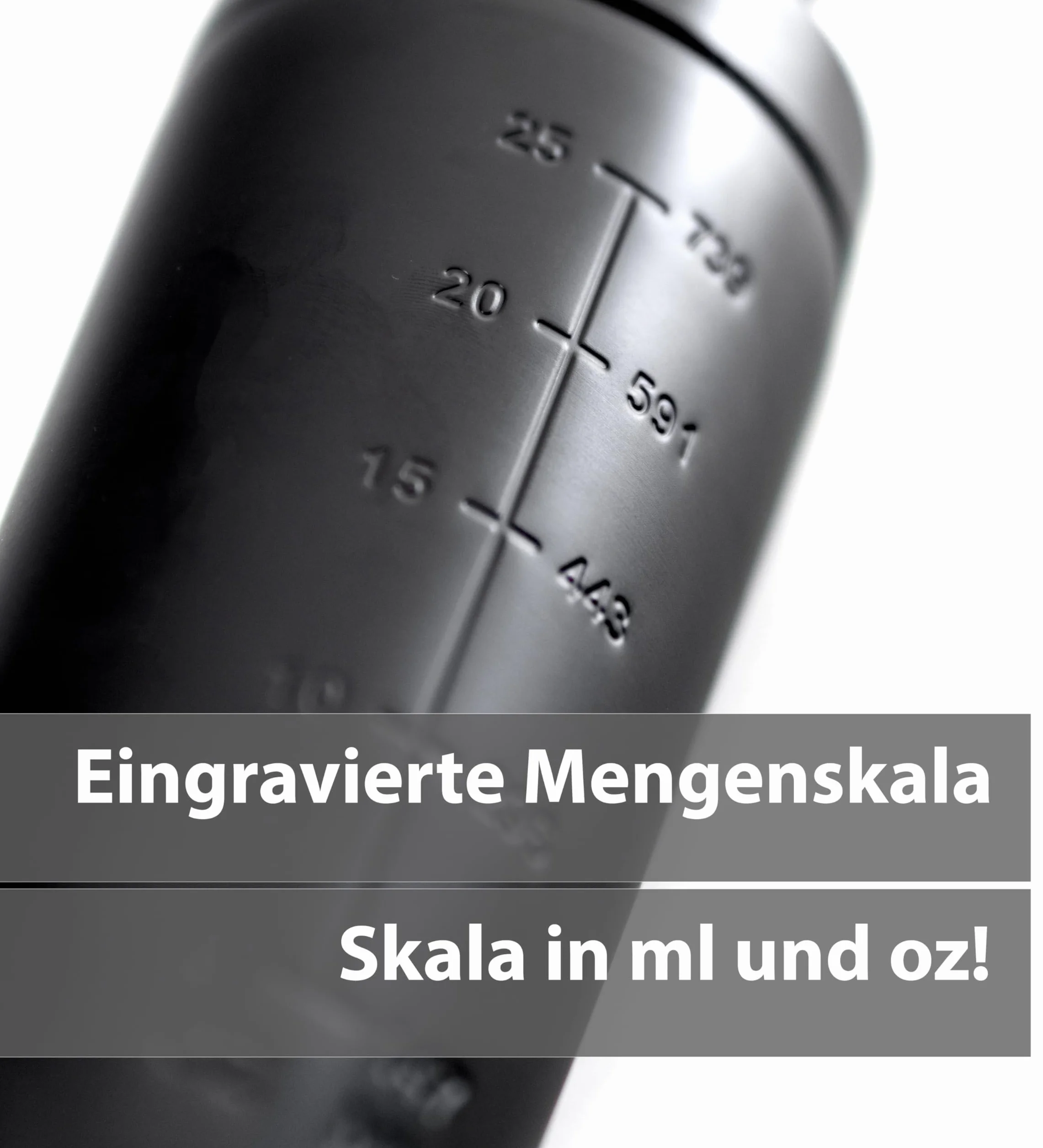 RAGNAROK Stal szlachetna shaker Protein 750 ml metalowy shaker butelka na napoje z kulką Sport Fitness