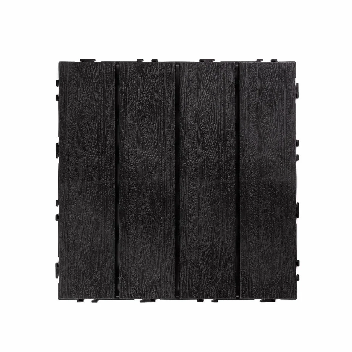 PCV Terrassenfliese Eco Anthrazit 30 x 30 x 2 cm