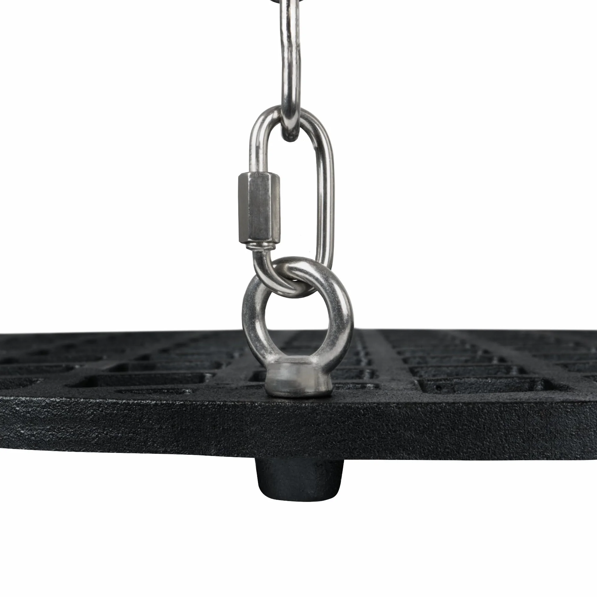 BBQ-Toro Żeliwny ruszt do grillowania, okrągły, Ø 54 cm, już wypalony, wstępnie wypalony, ruszt do użytku na zewnątrz, ruszt do grillowania z zawieszeniem linowym, wiszący ruszt do grilla obrotowego